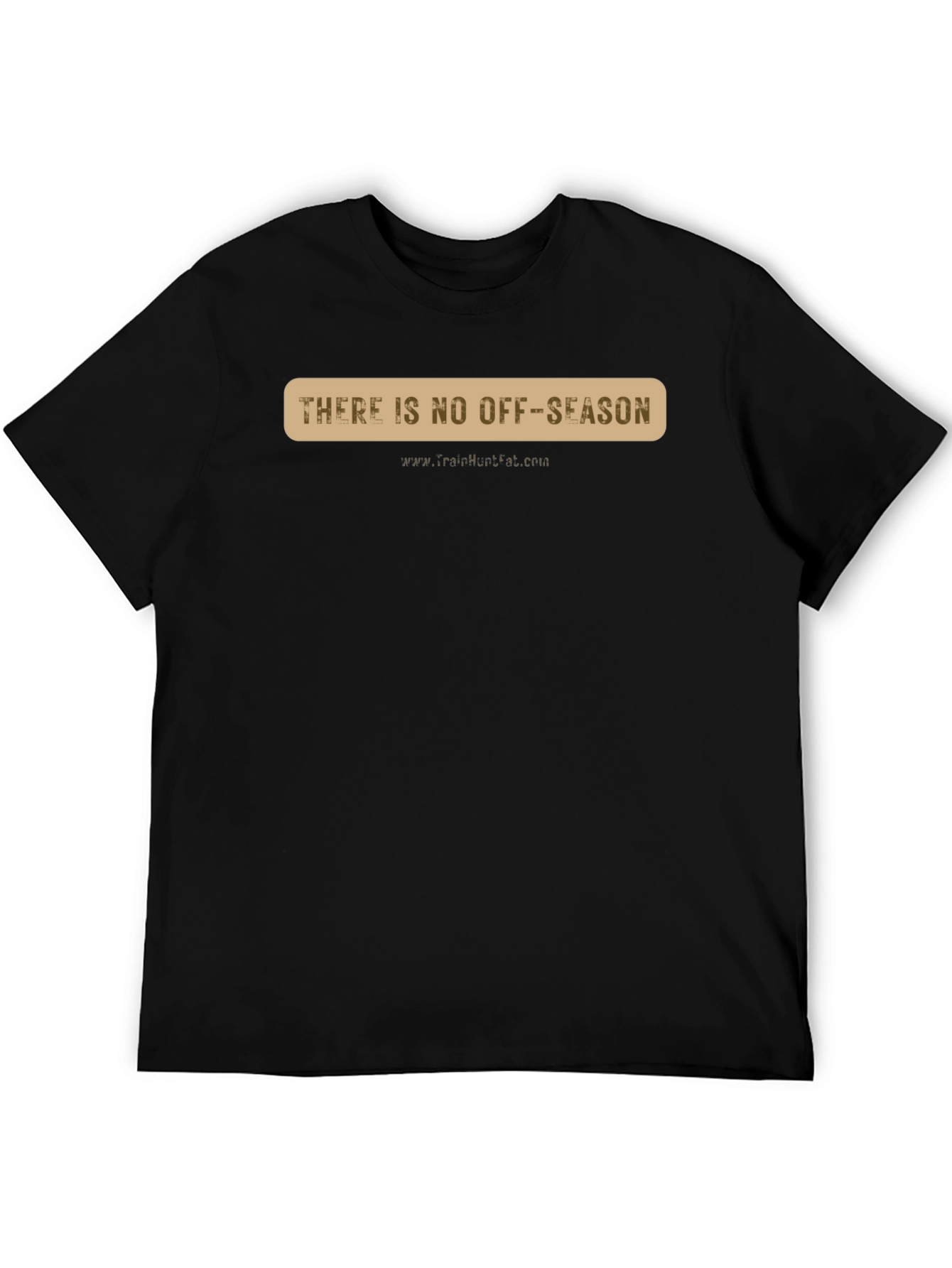 Black There Is No Off-Season Graphic Tee view 5