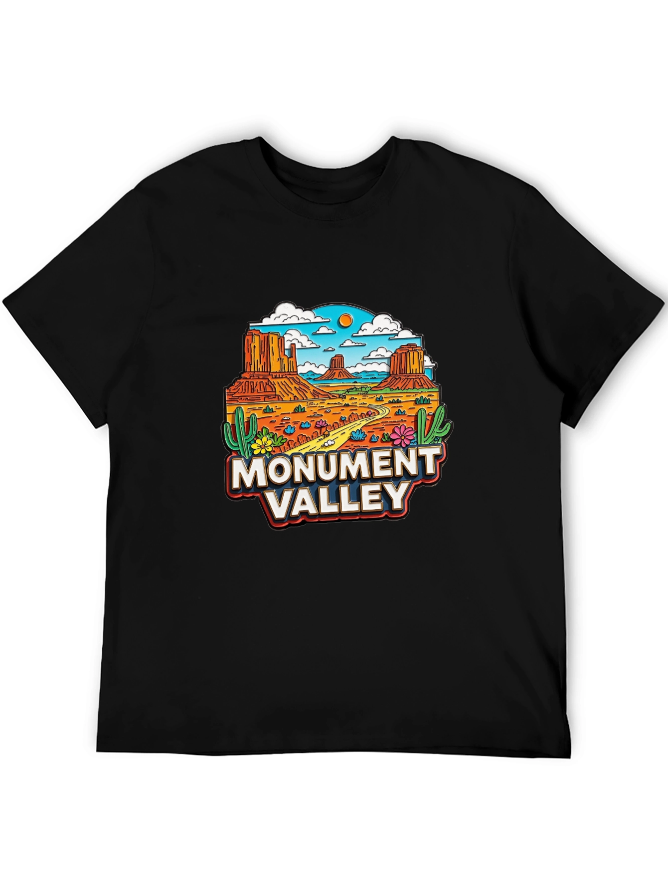 Monument Valley Graphic T-Shirt - Desert Scene Tee - 5