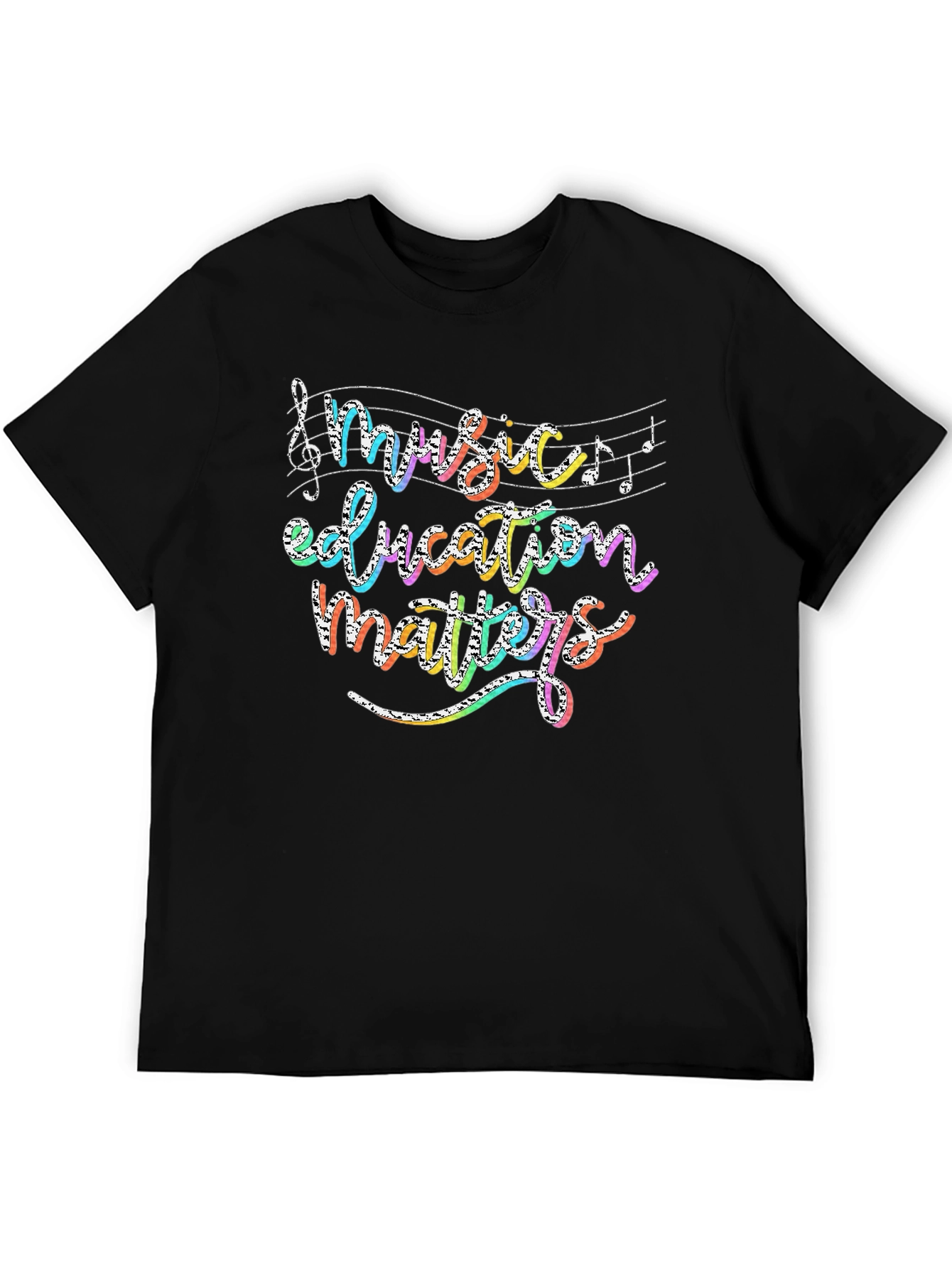 Black Music Education Matters Graphic Tee view 5