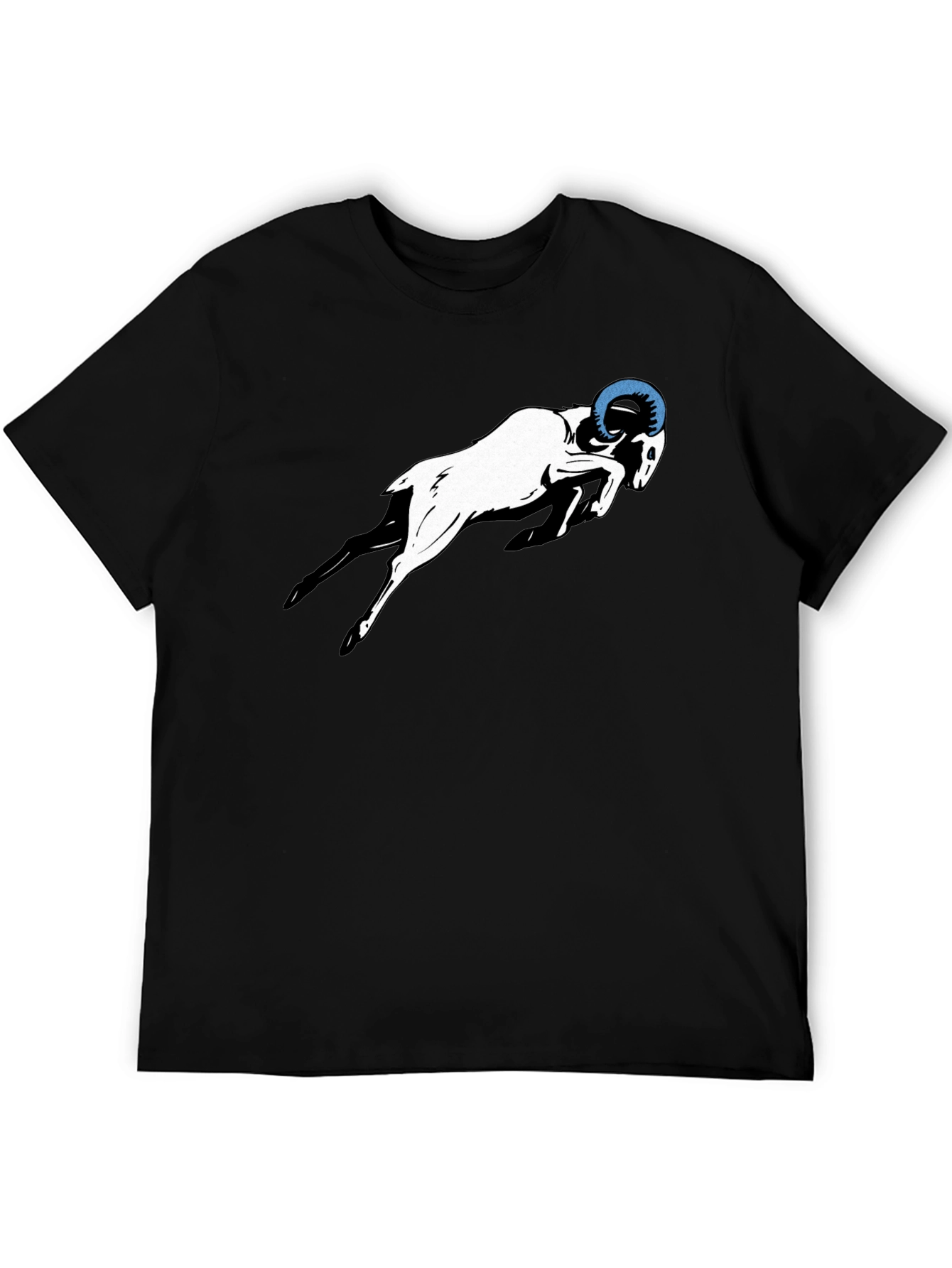 Black Ram Graphic Tee - Black T-Shirt view 5