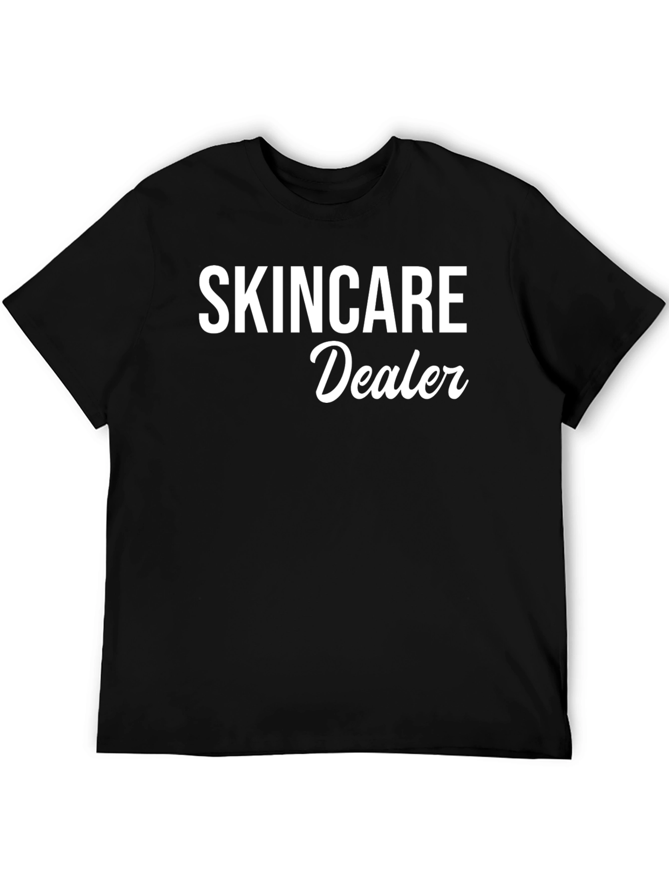 Black Skincare Dealer Black T-Shirt - Stylish & Comfortable view 5