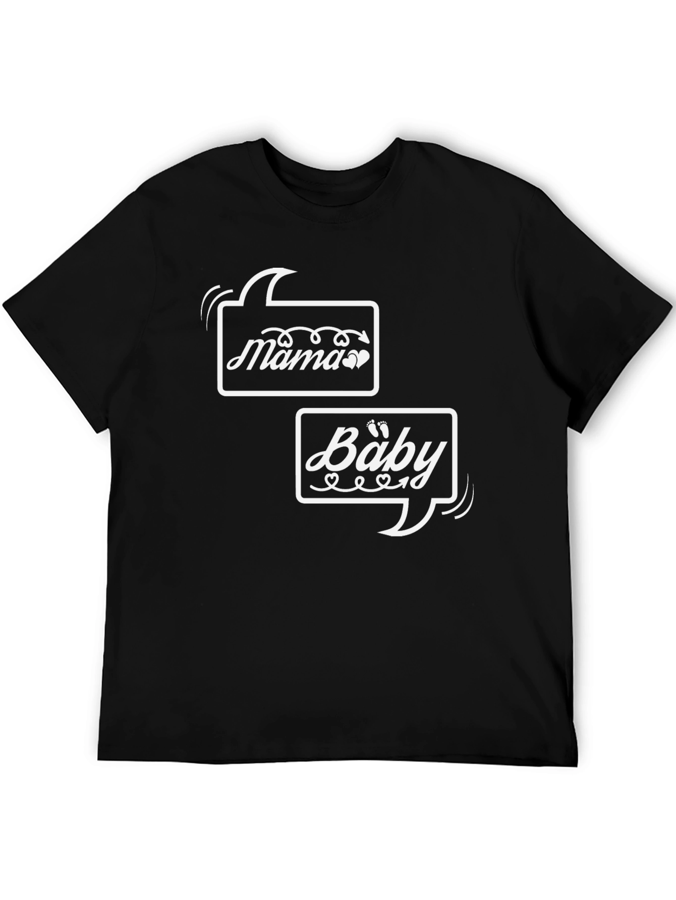 Black Mama & Baby Matching T-Shirt view 5