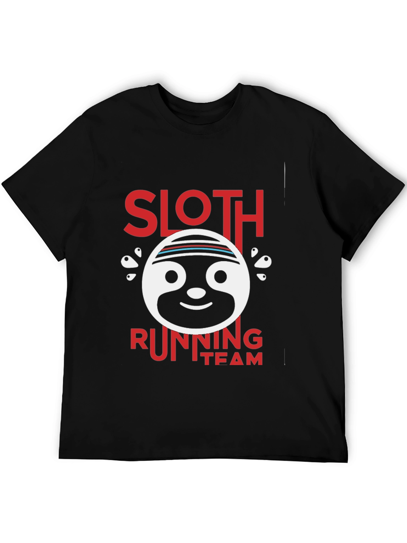 Black Sloth Running Team Graphic T-Shirt view 5