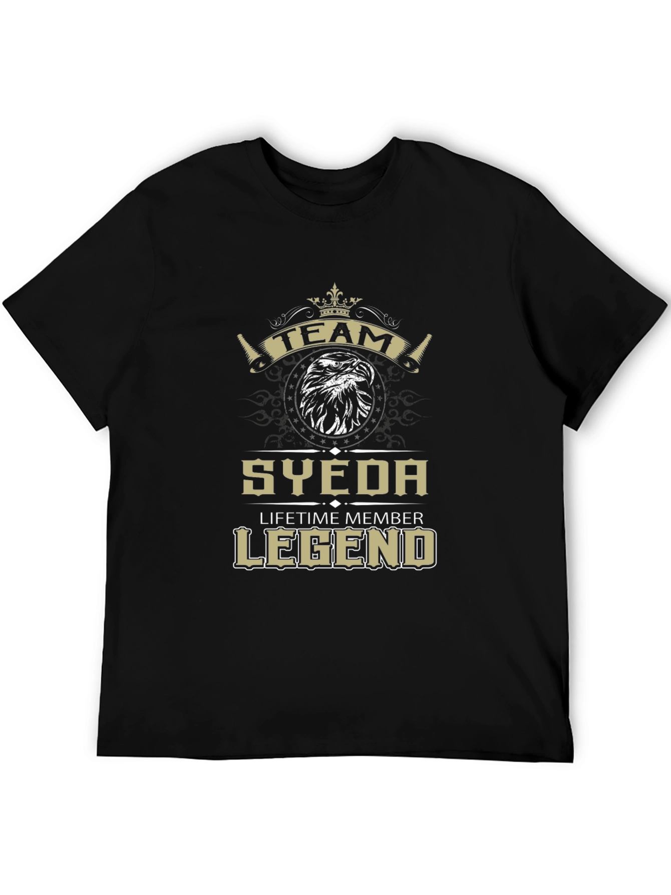 Black Syeda Legend Graphic T-Shirt view 5