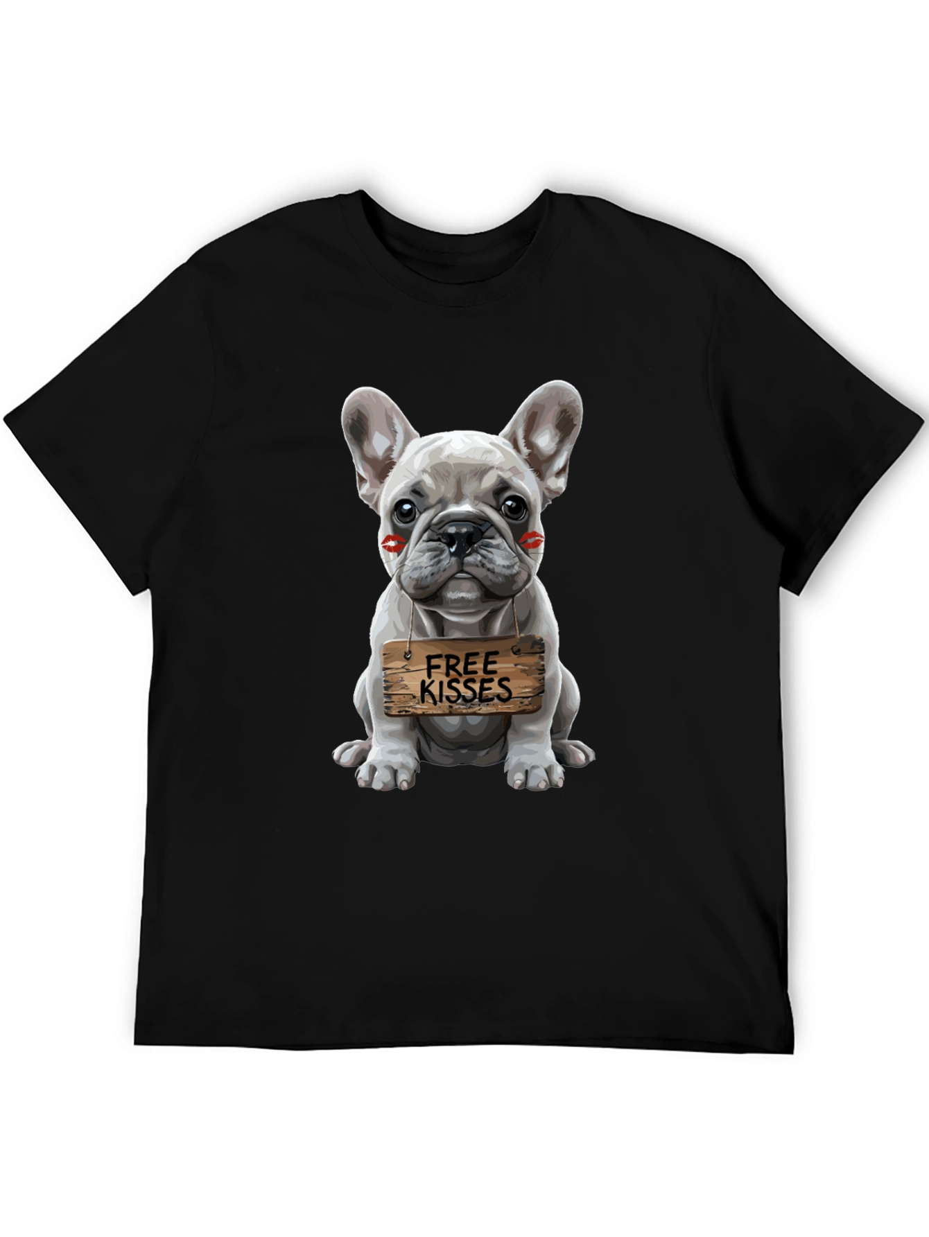Black Dog Kisses Graphic Tee view 5