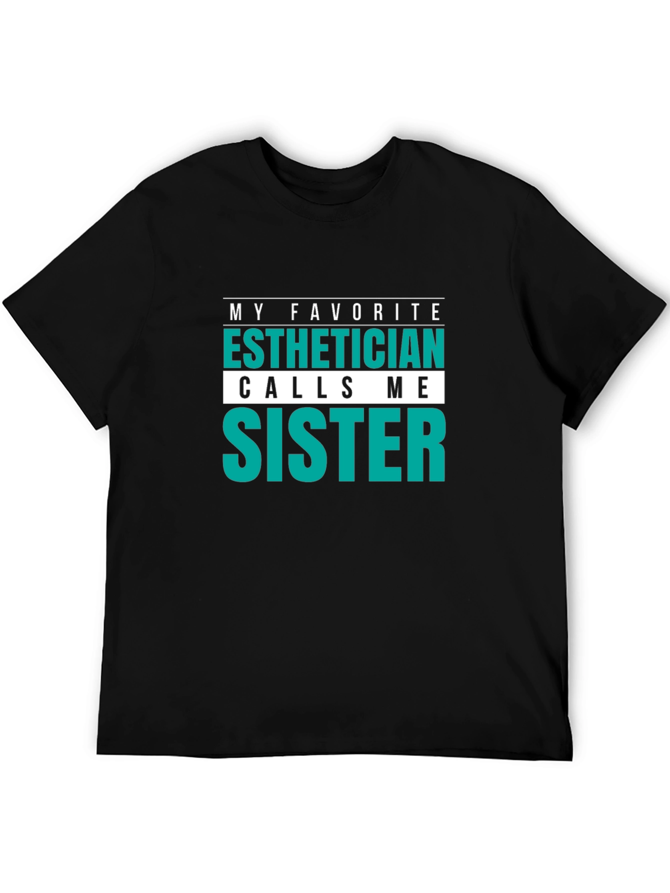 Black Esthetician Sister Tee - Novelty Gift view 5