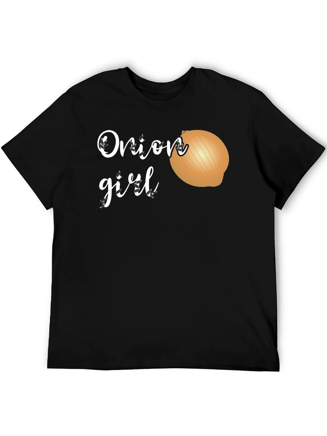 Black Onion Girl Novelty Graphic Tee view 5