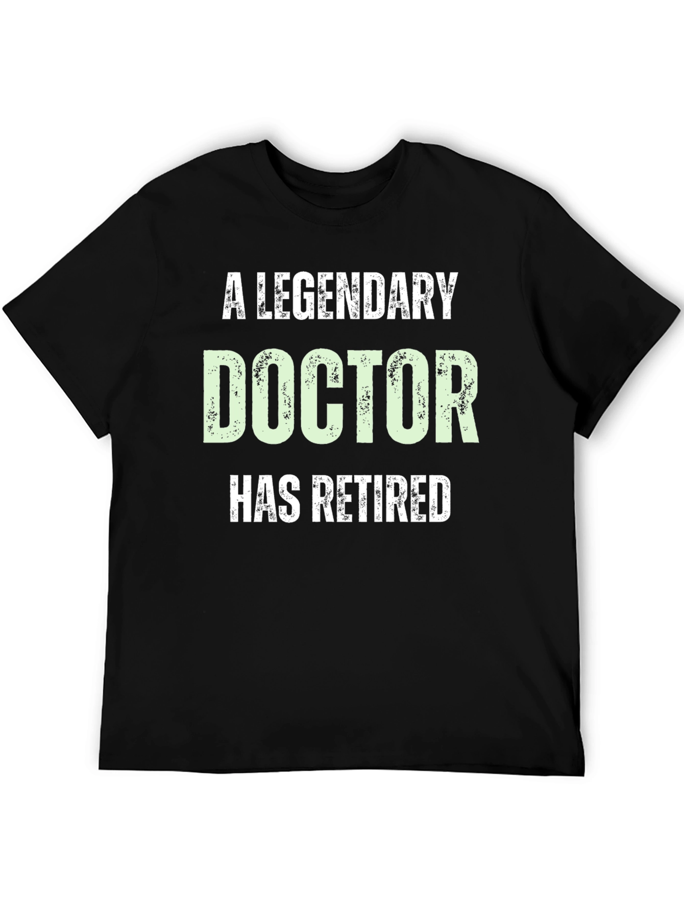 Black Legendary Doctor Retired T-Shirt view 5
