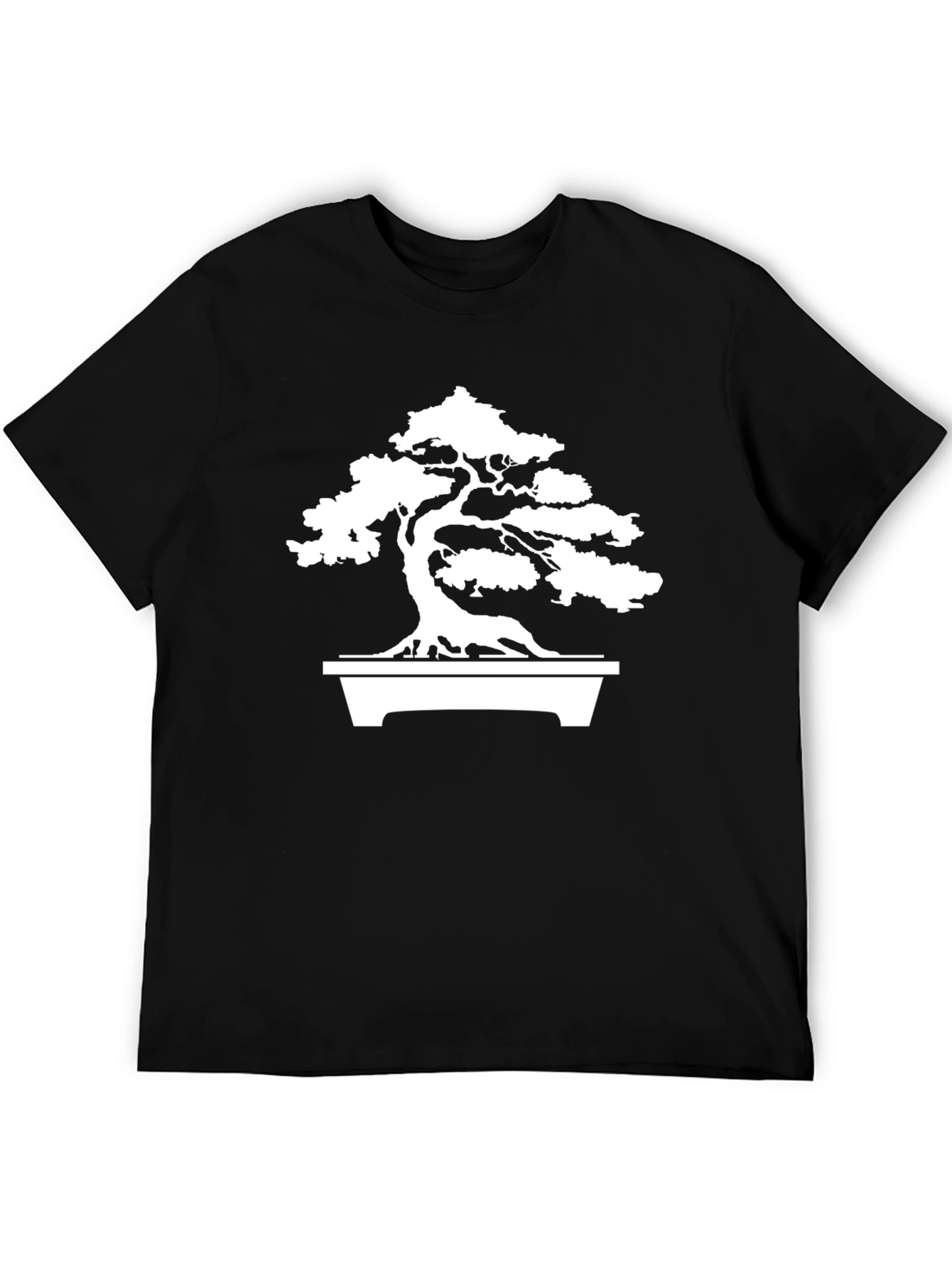Black Bonsai Tree Graphic T-Shirt - Unique & Stylish Design view 5