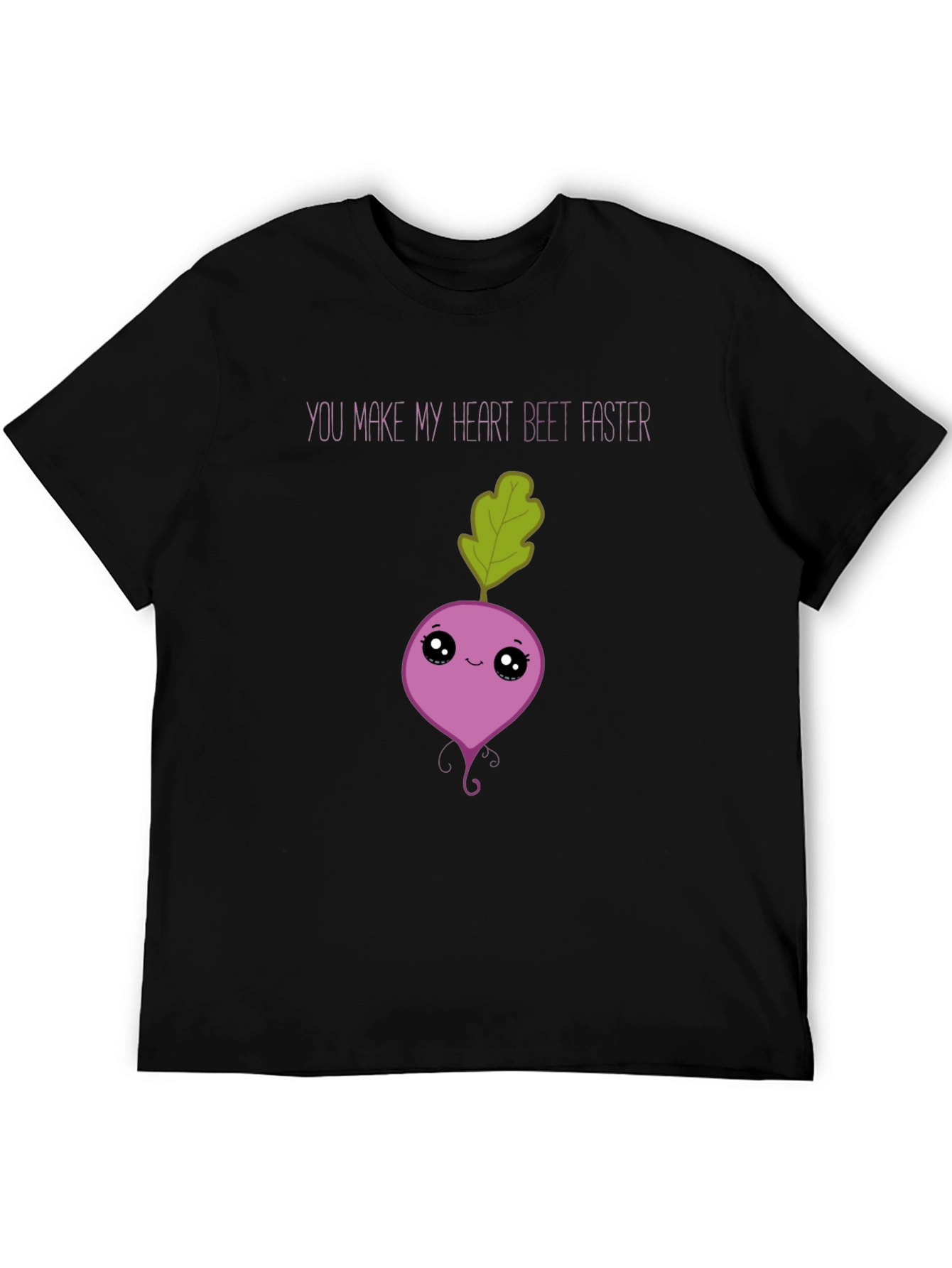 Black Beet Faster T-Shirt: Funny Heart Pun Tee view 5