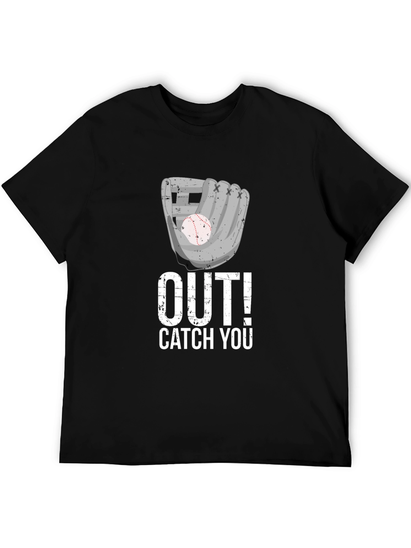 Baseball Out! Catch You T-Shirt - 5