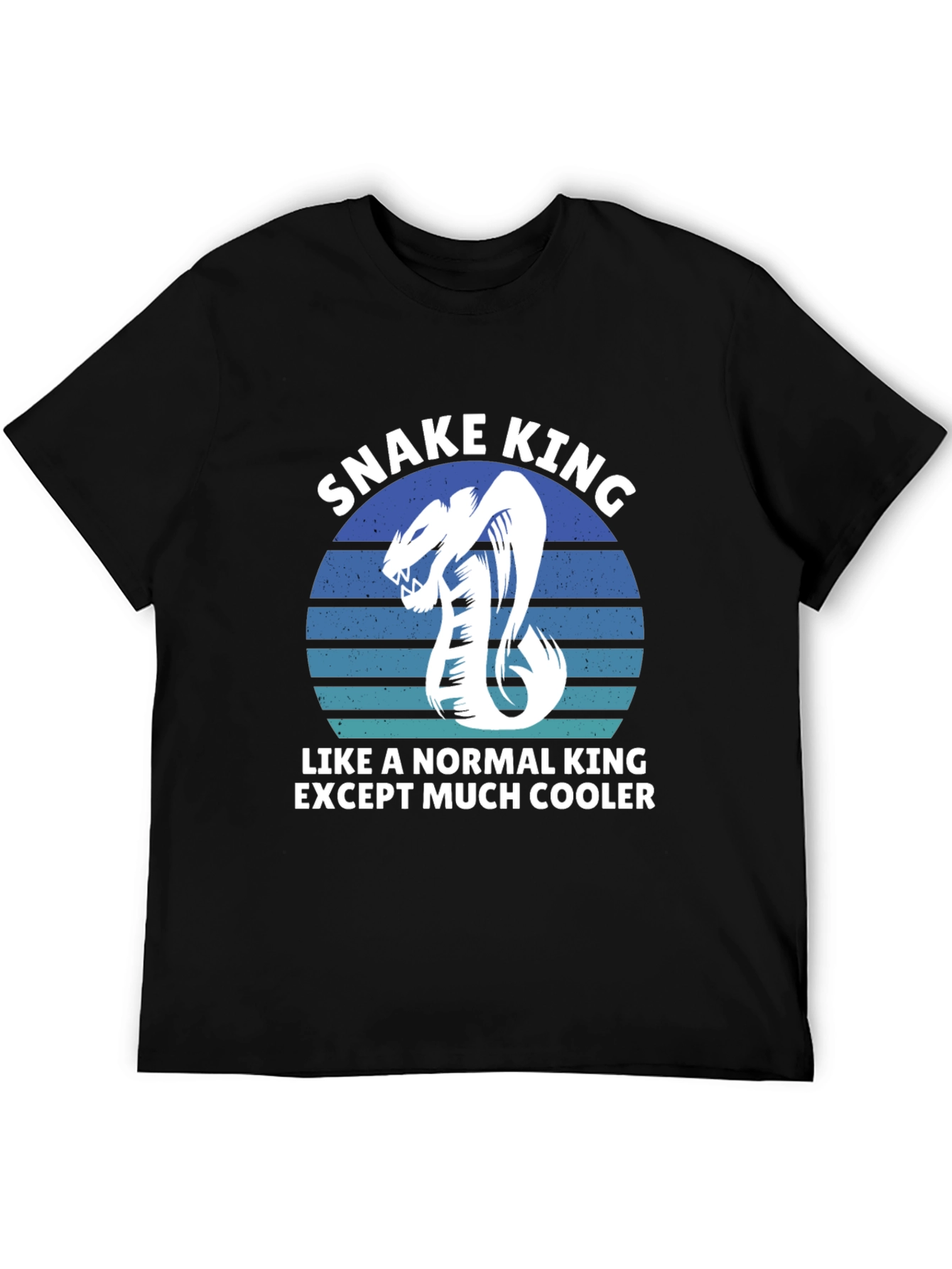 Black Snake King Graphic Tee - Cooler Than Normal view 5