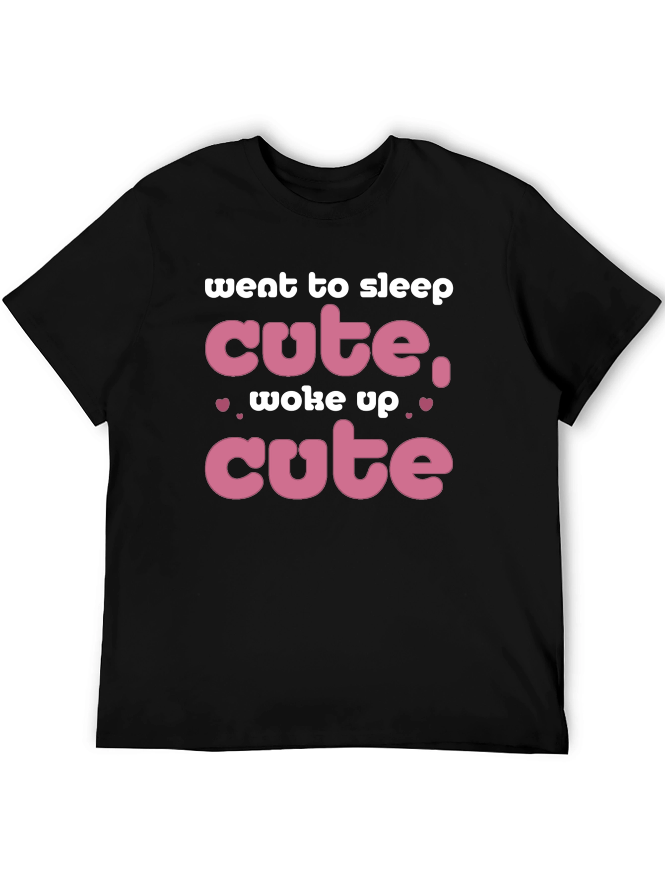 Black Went to Sleep Cute T-Shirt view 5