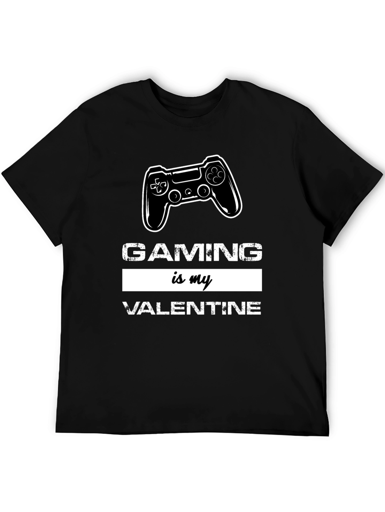 Black Gaming Is My Valentine Graphic Tee view 5