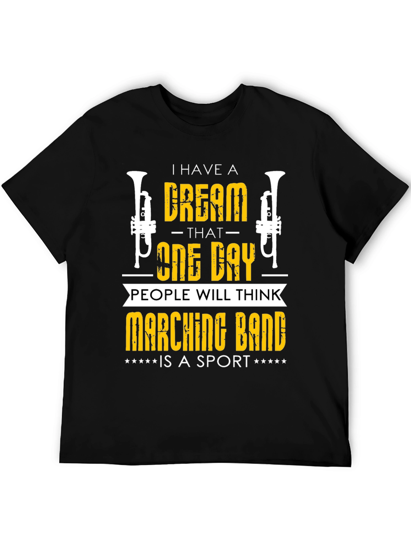 Black Marching Band Sport T-Shirt view 5