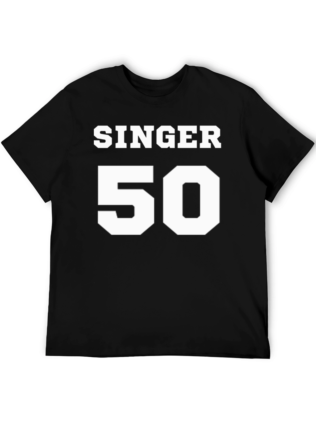 Black Singer 50 Black Graphic Tee view 5