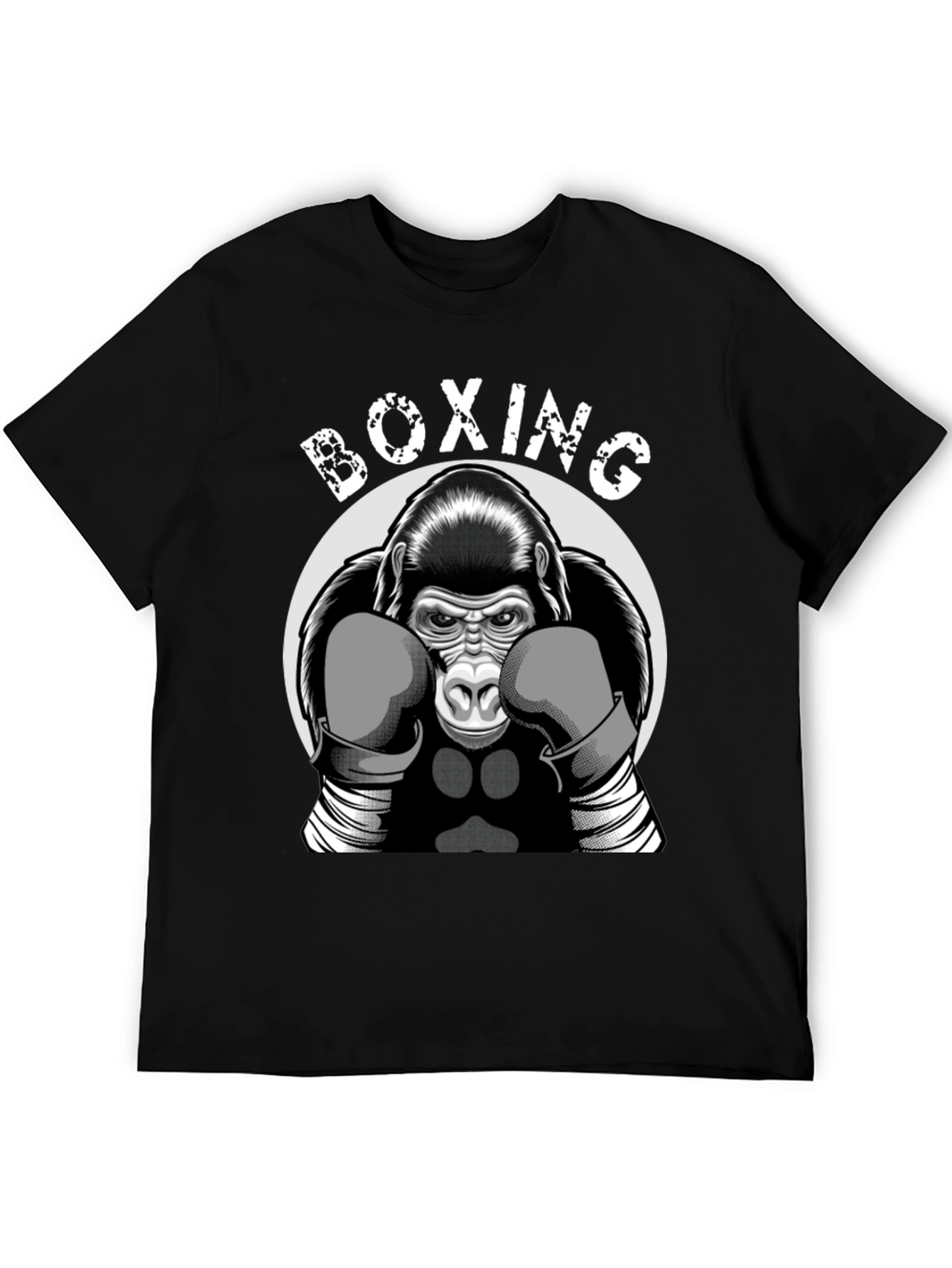 Black Boxing Gorilla Graphic Tee view 5
