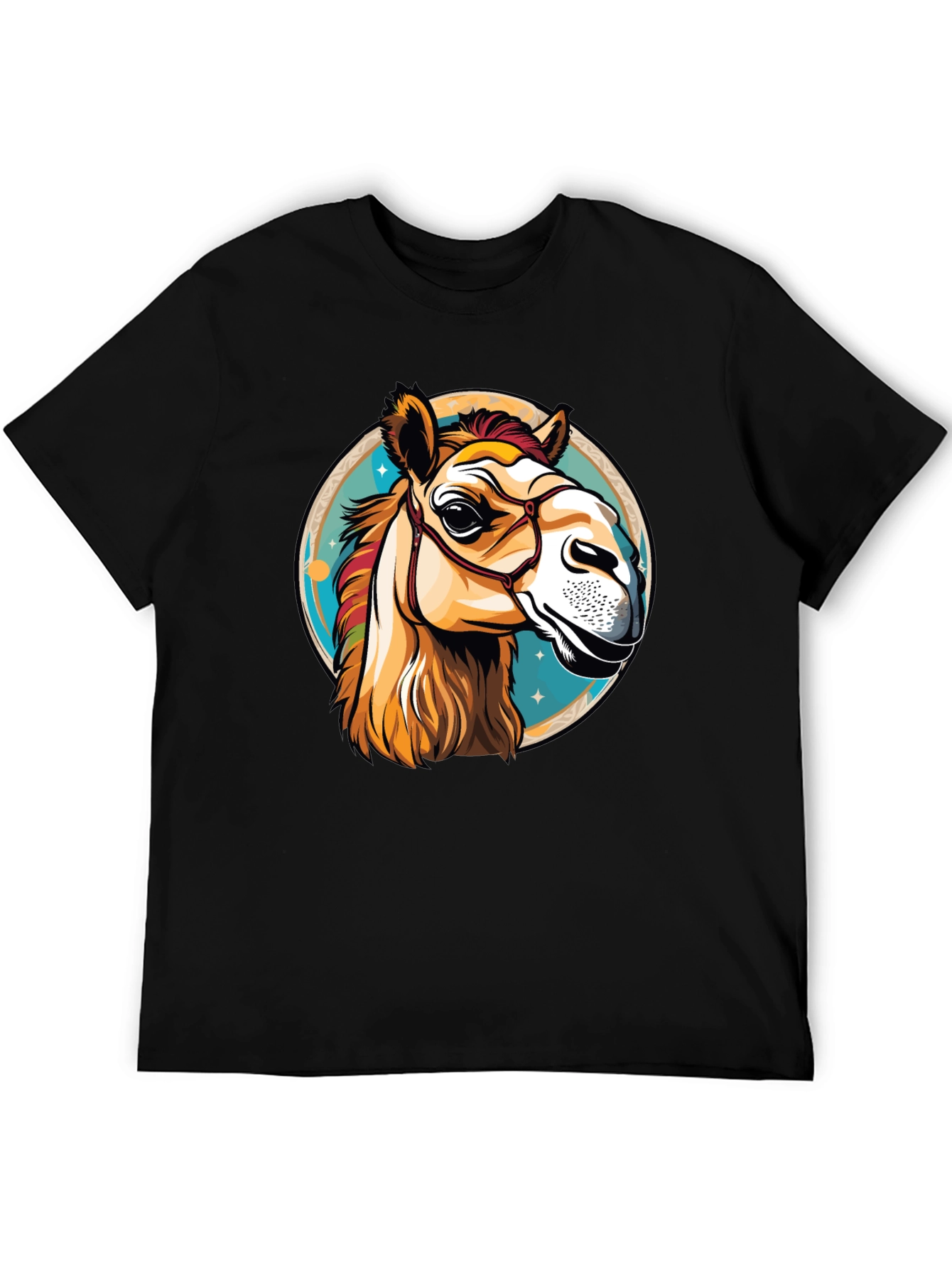 Black Camel T-Shirt - Men's Graphic Tee view 5