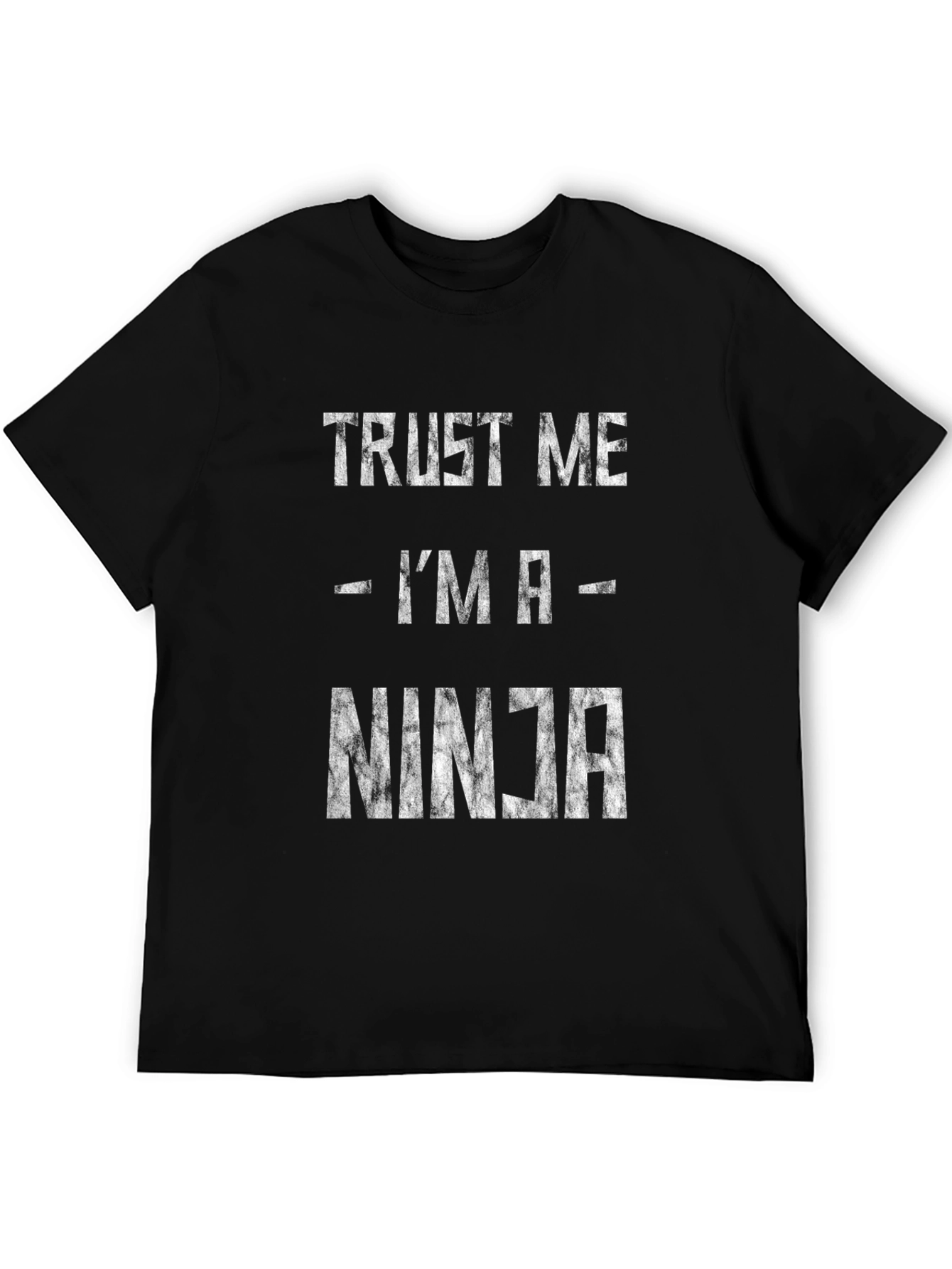 Black Trust Me I'm a Ninja T-Shirt, Funny Graphic Tee view 5