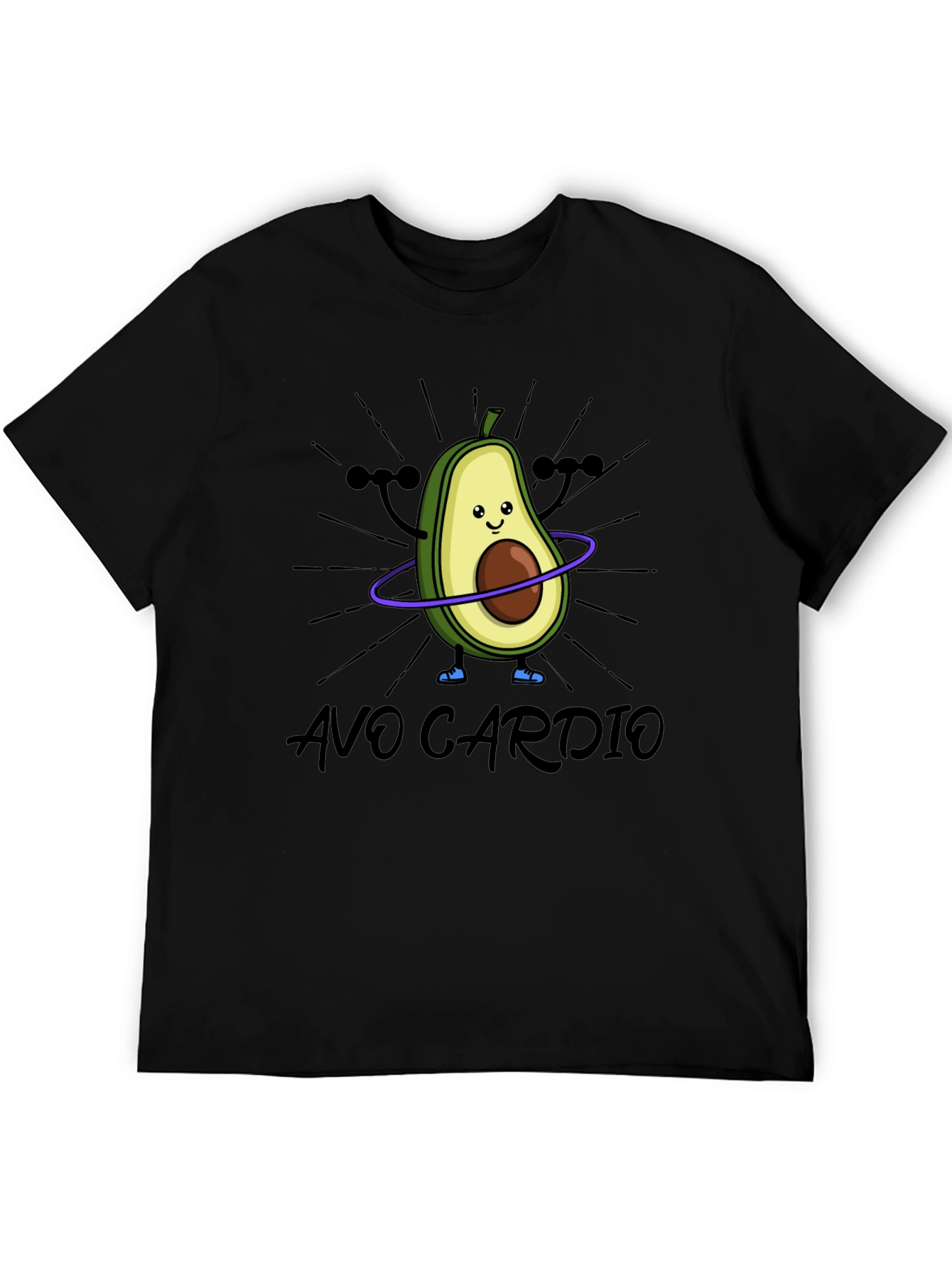 Black Avo Cardio Black T-Shirt view 5
