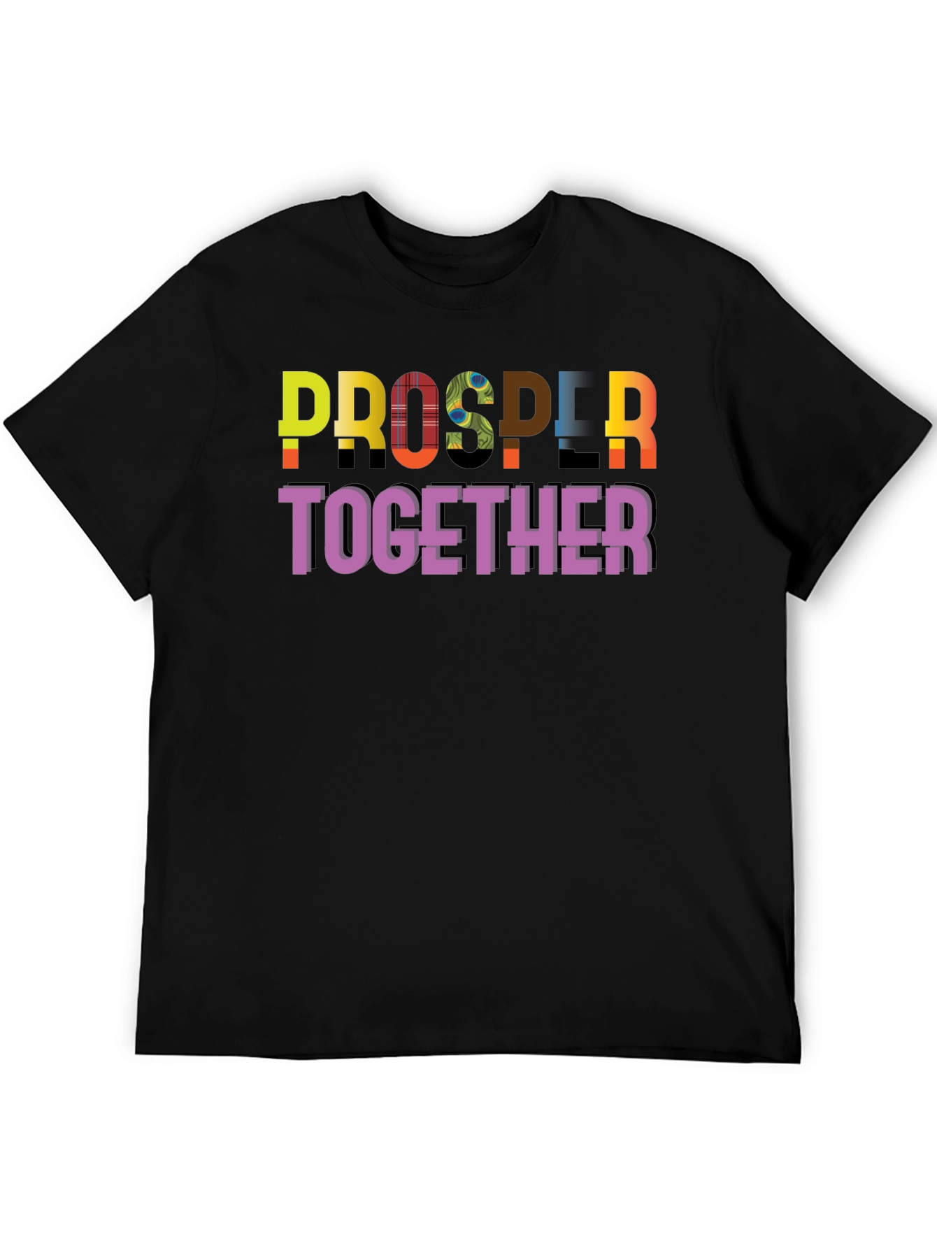 Black Prosper Together Graphic Tee view 5