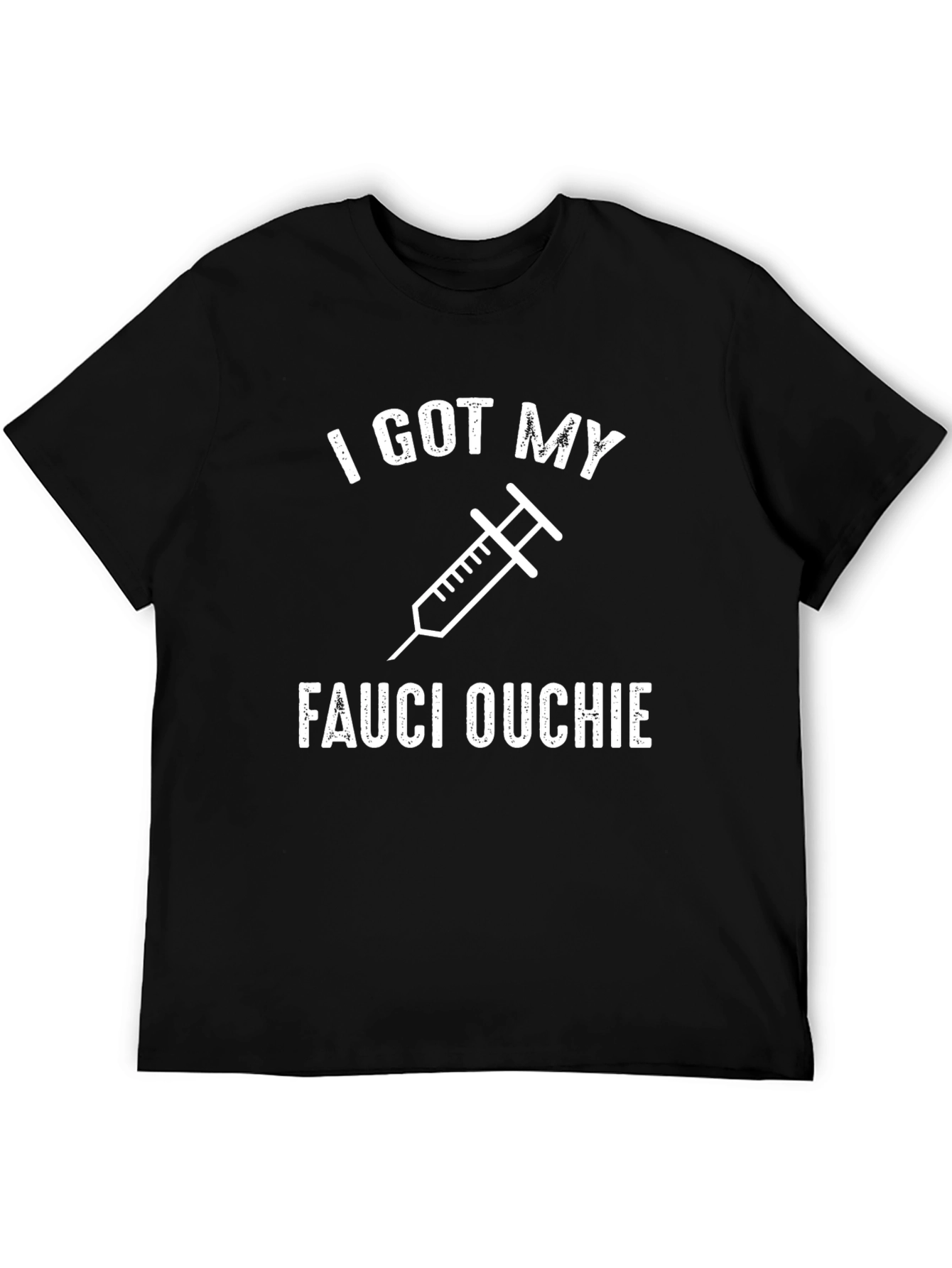 Black I Got My Fauci Ouchie Tee view 5