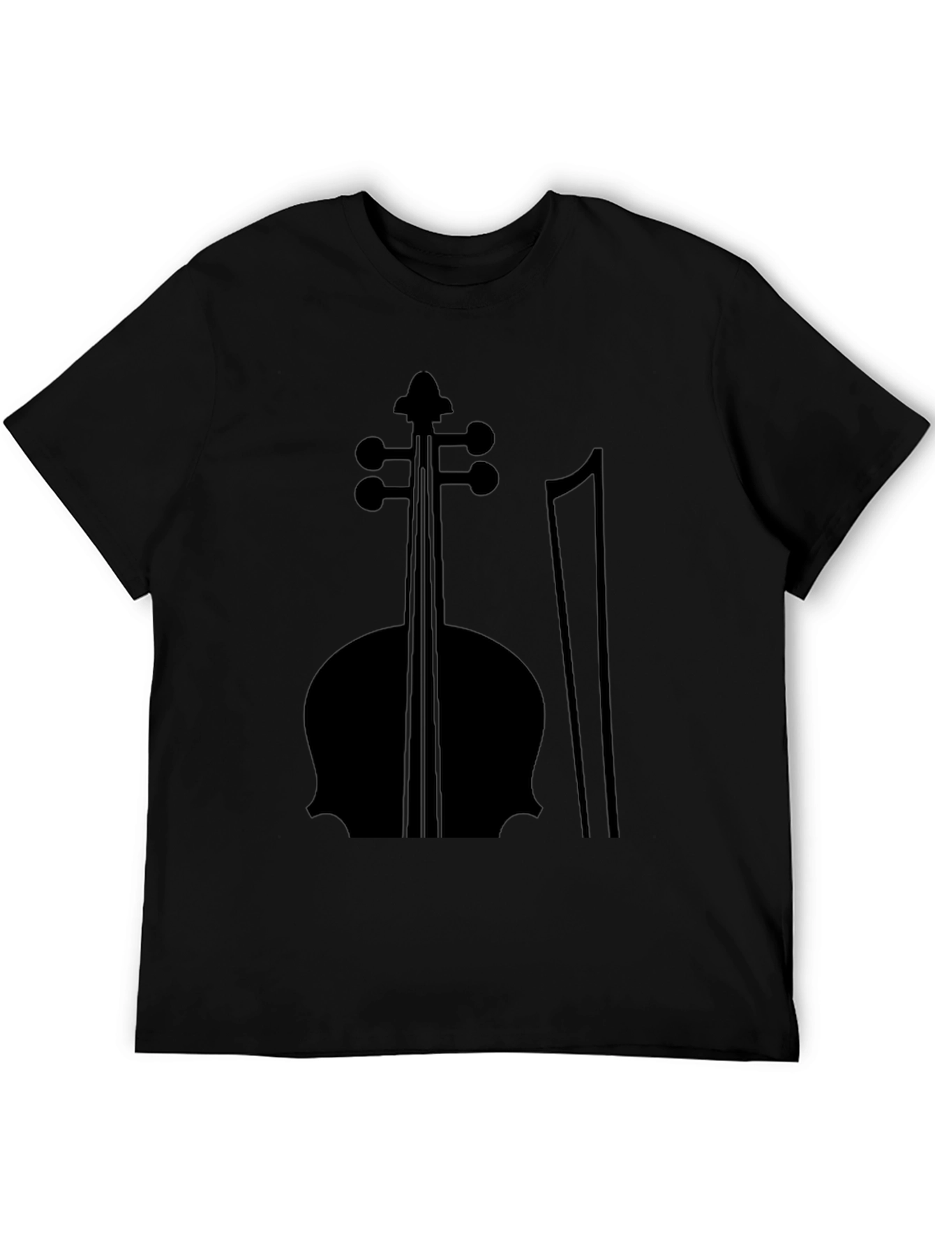 Black Cello T-Shirt - Music Lover Tee - 5