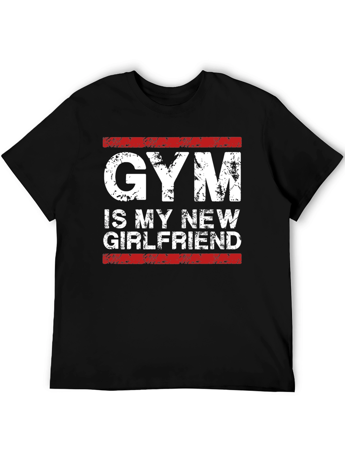 Black Gym Is My New Girlfriend - Men's Graphic Tee view 5