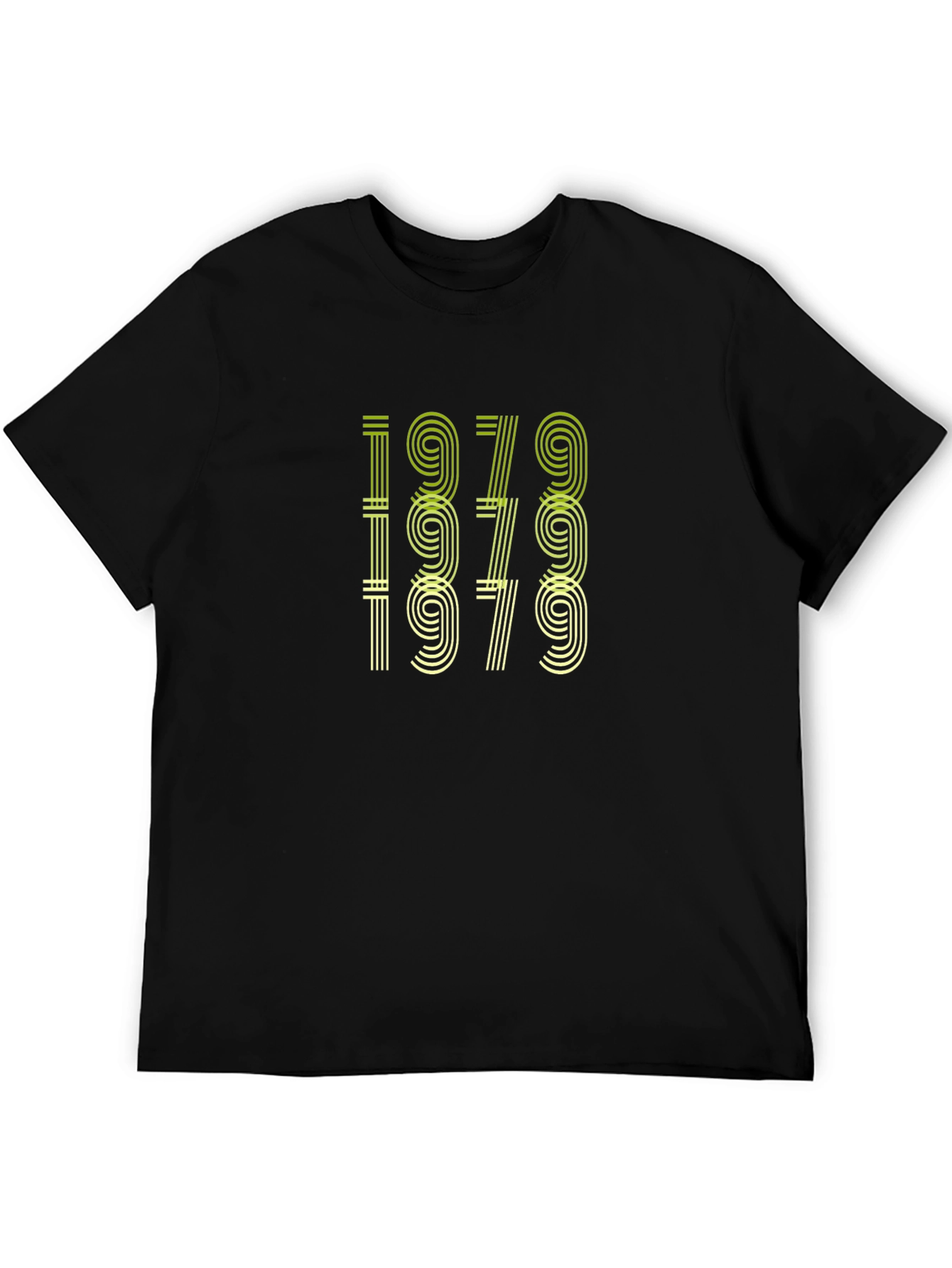 Black Vintage 1979 Graphic Tee - Retro Style view 5