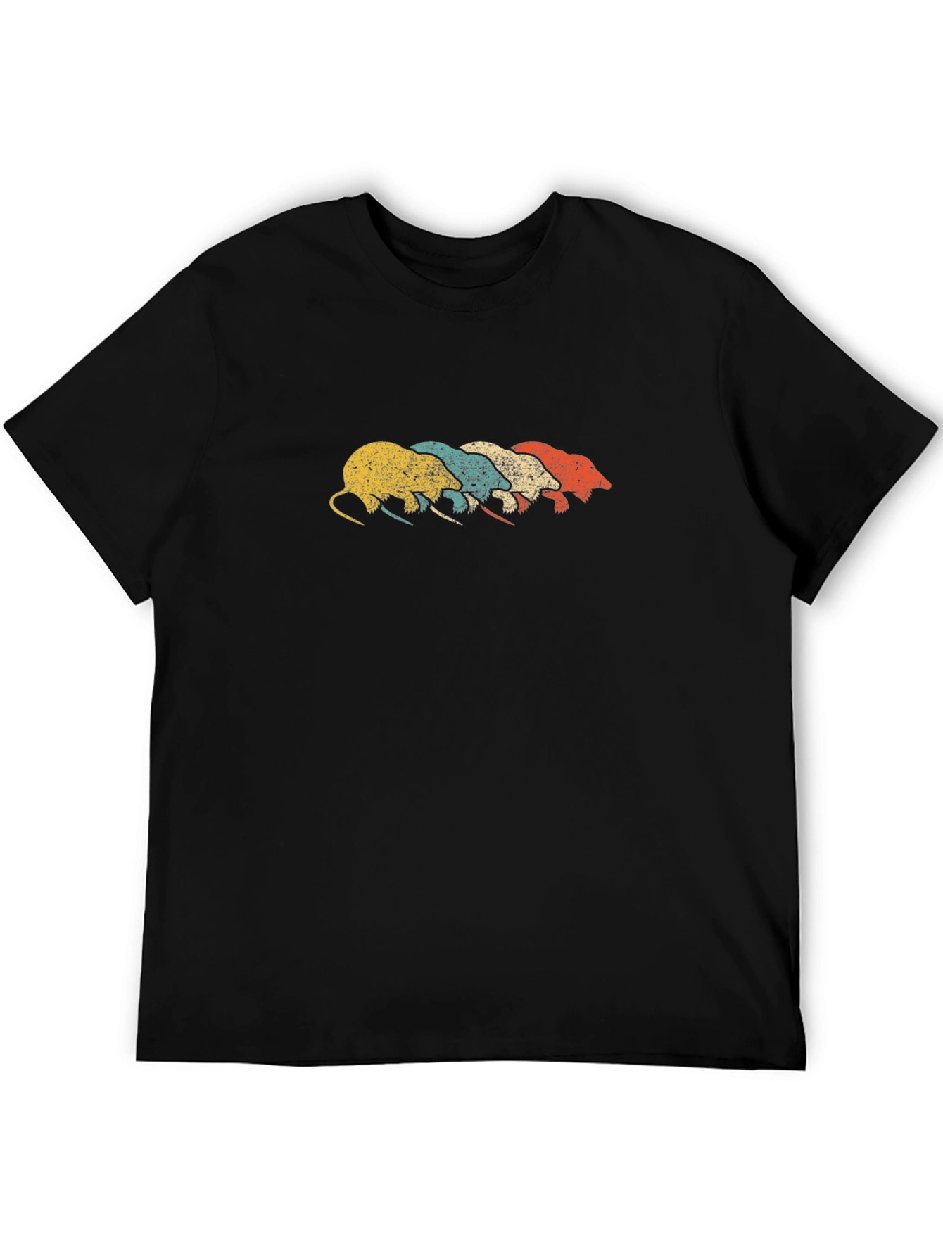 Black Retro Animal T-Shirt view 5
