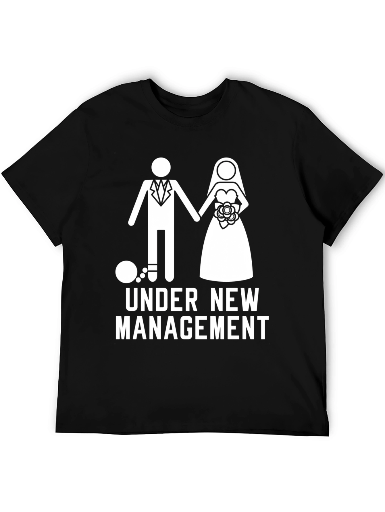 Black Under New Management Graphic Novelty Tee view 5