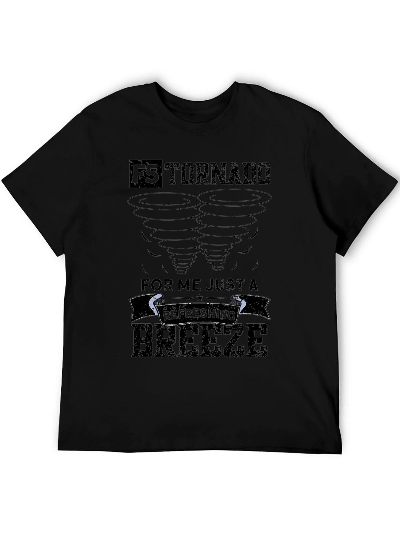 Black F5 Tornado Refreshing Breeze Graphic Tee view 5