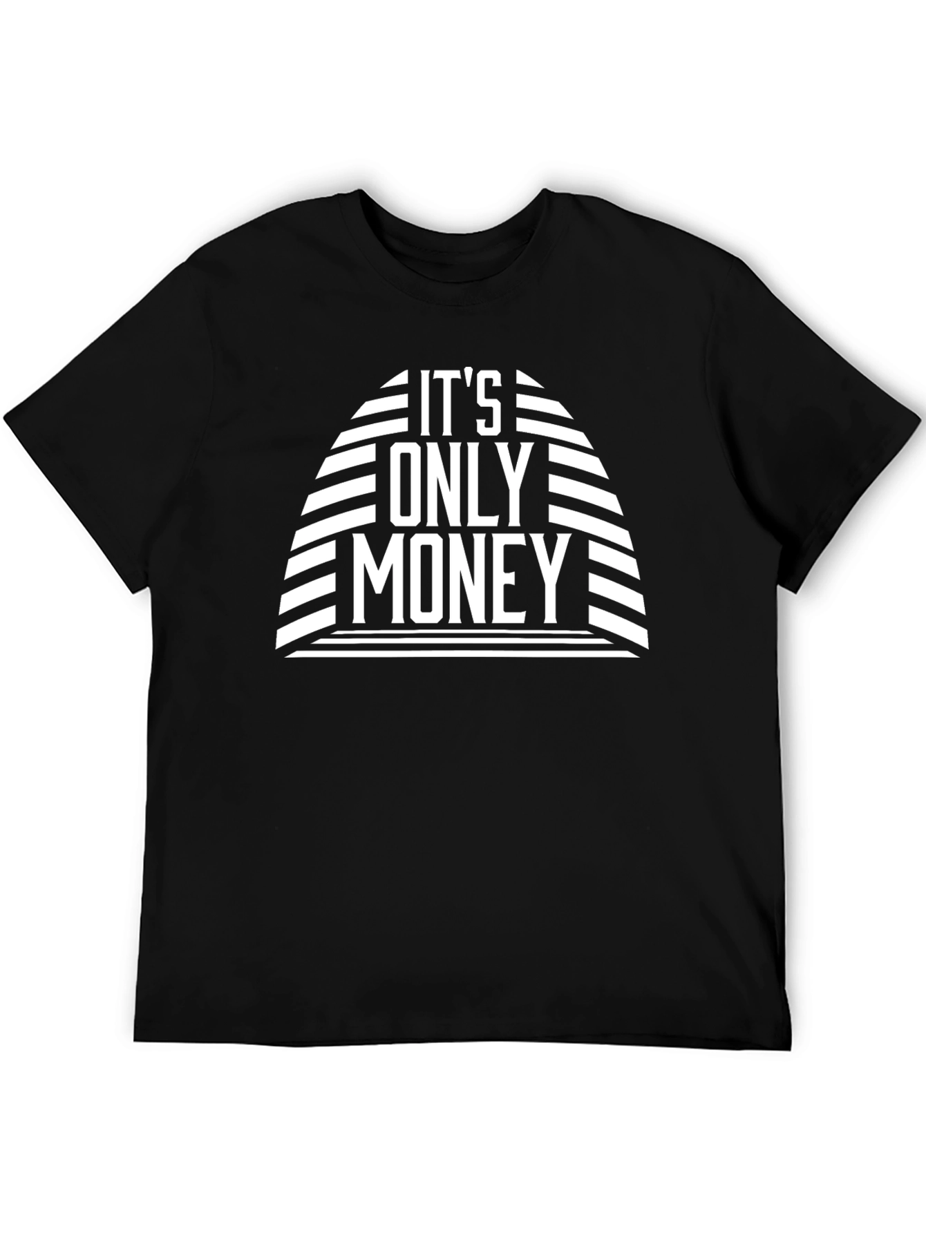 Black It's Only Money Graphic Tee view 5