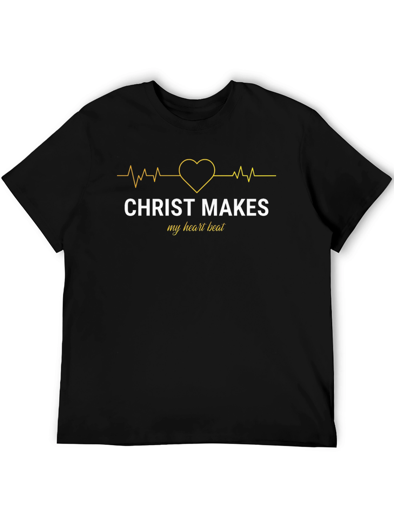 Black Christ Makes My Heart Beat Graphic Tee view 5