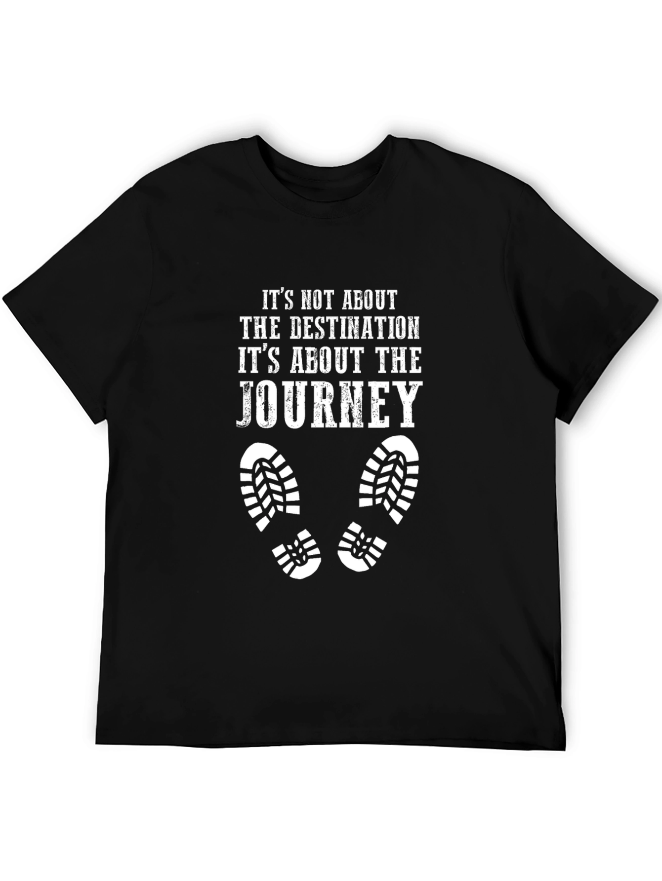 Black Journey T-Shirt: Destination is Irrelevant view 5