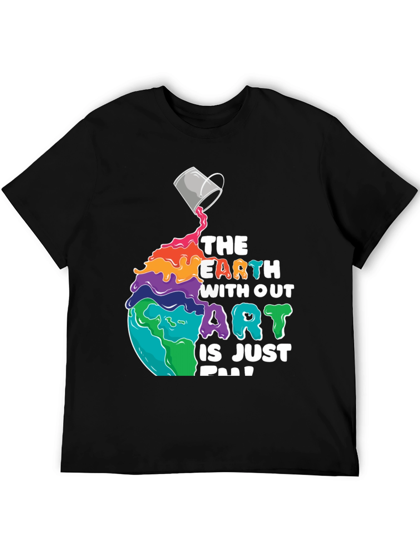 Black Art Lover T-Shirt: The Earth Without Art is Just Eh! view 5