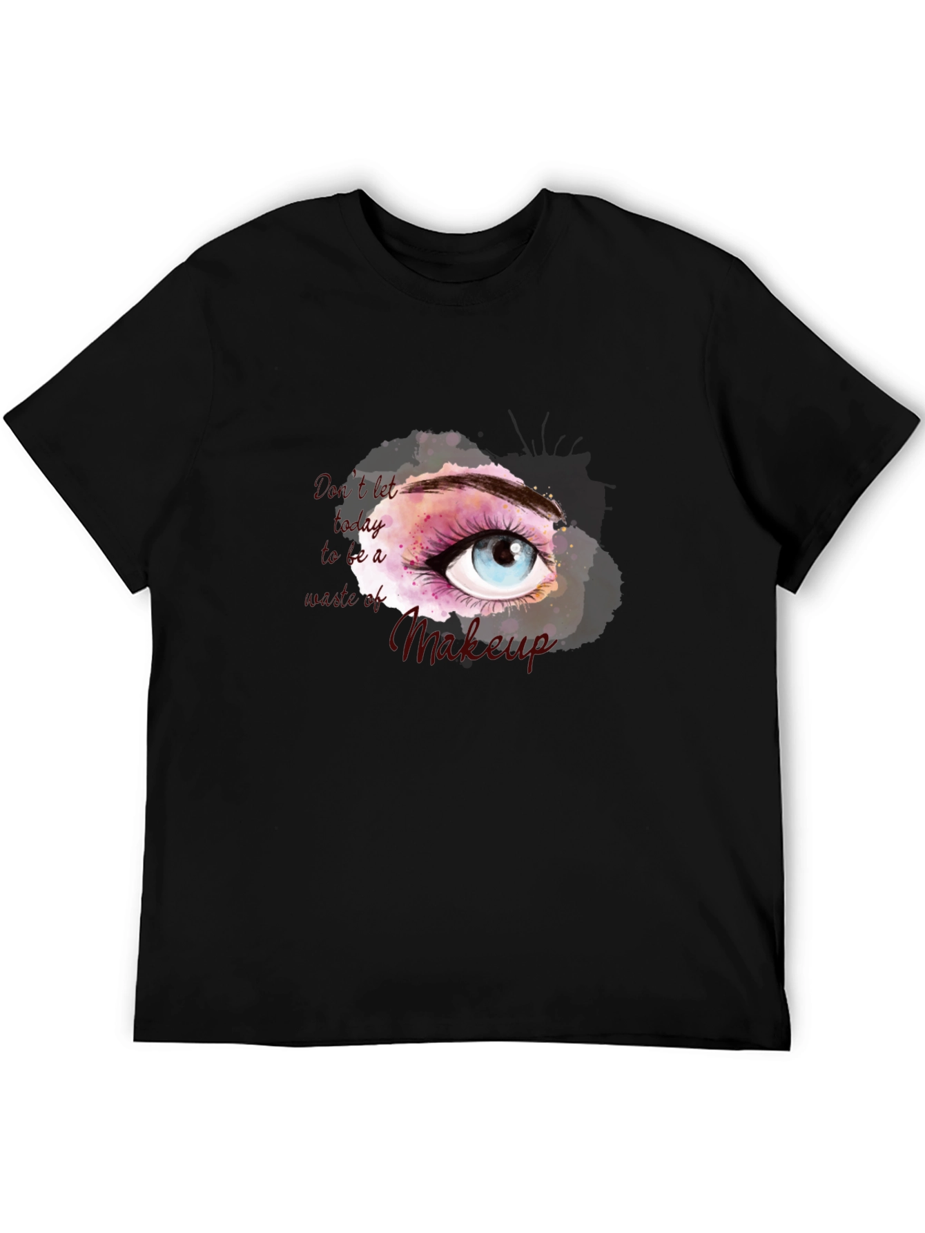 Black Eye Makeup T-Shirt - Stylish Graphic Tee view 5