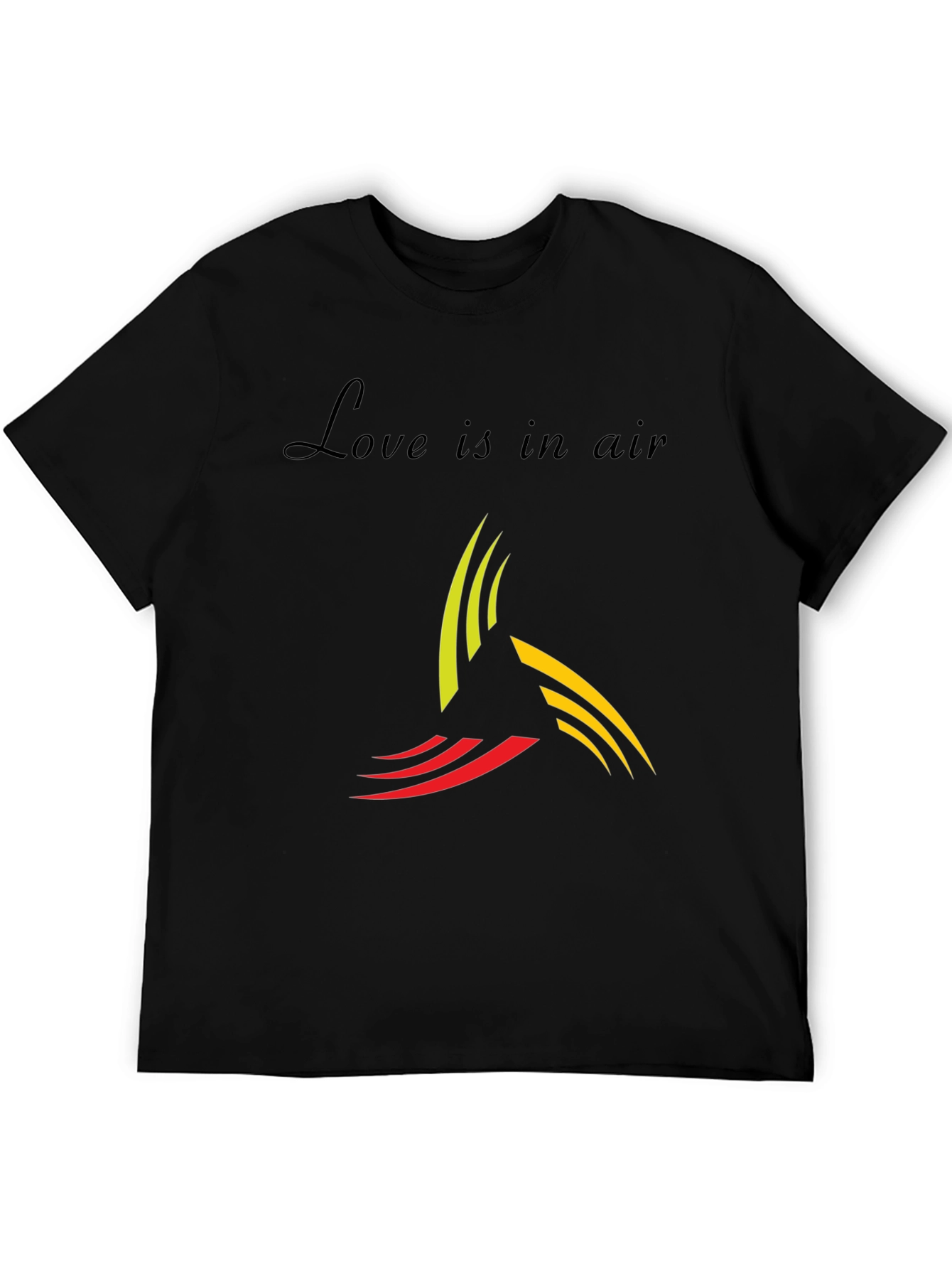 Black Love is in Air Graphic T-Shirt view 5