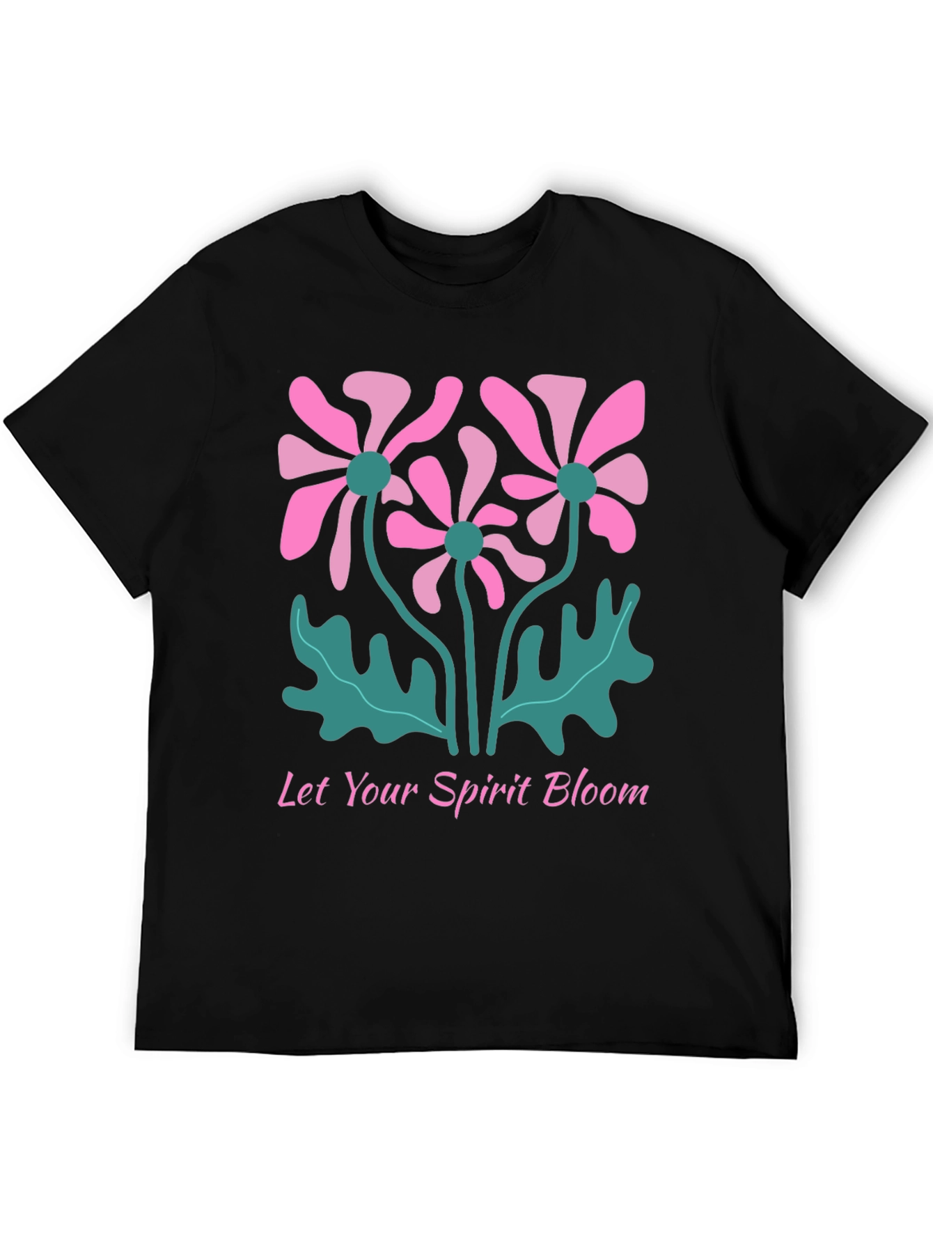Black Bloom Spirit Graphic Tee view 5