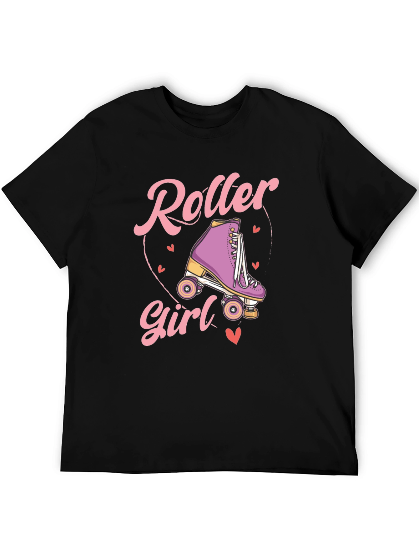 Black Roller Girl Graphic Tee - Skate in Style! view 5