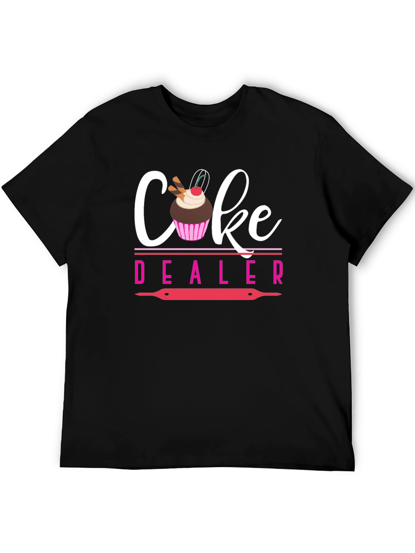 Black Cake Dealer Graphic T-Shirt view 5