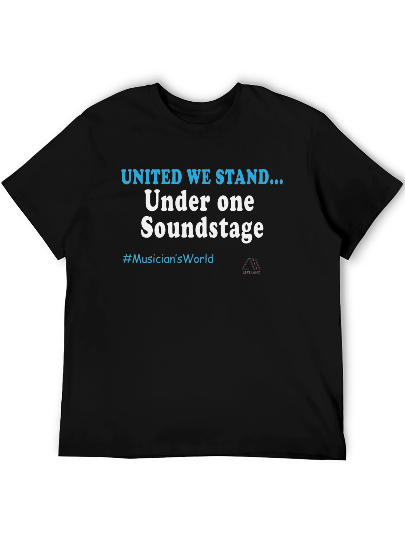 Black Musician's World T-Shirt - United We Stand view 5
