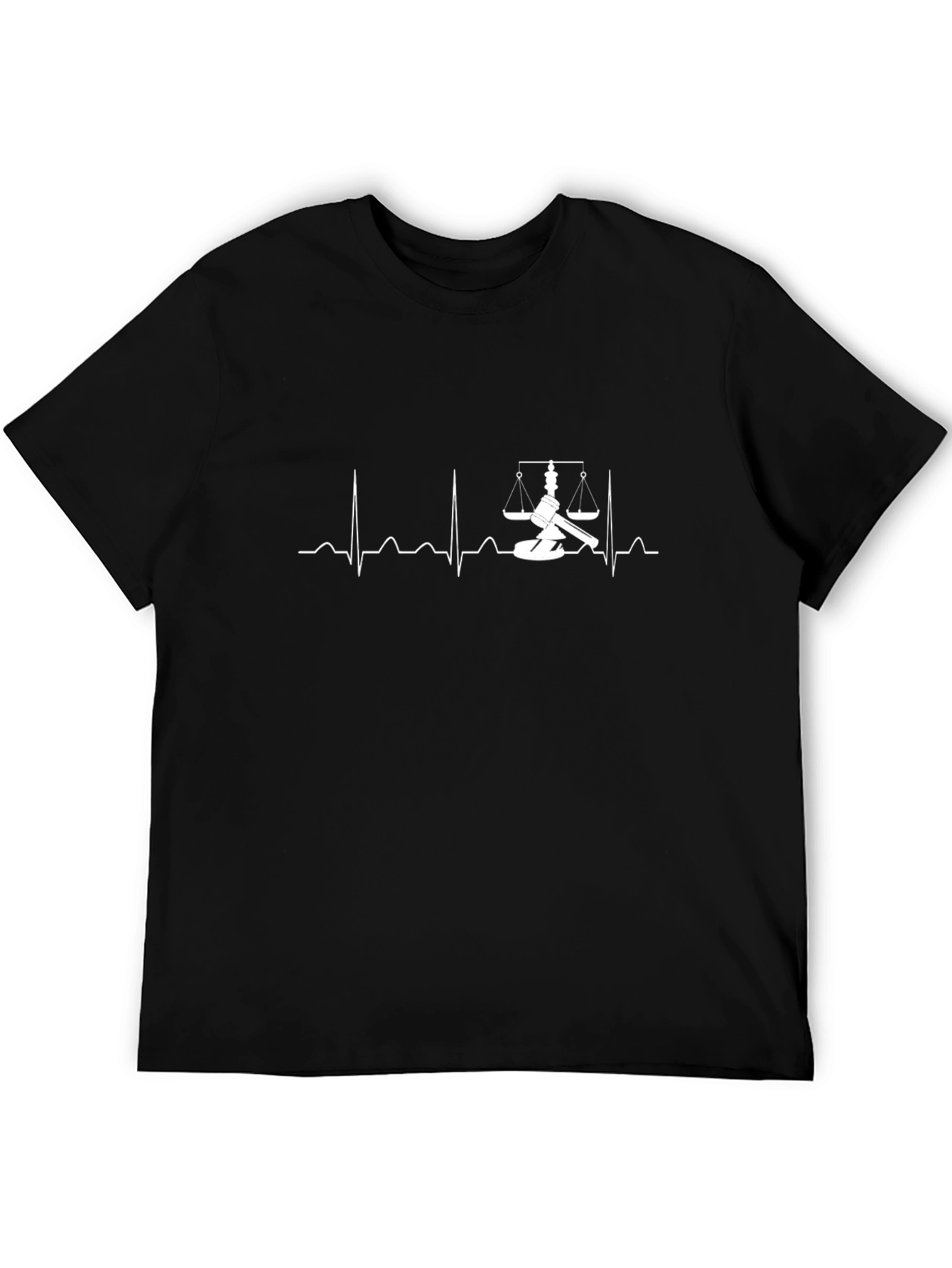 Lawyer Heartbeat T-Shirt - Legal Profession - 5