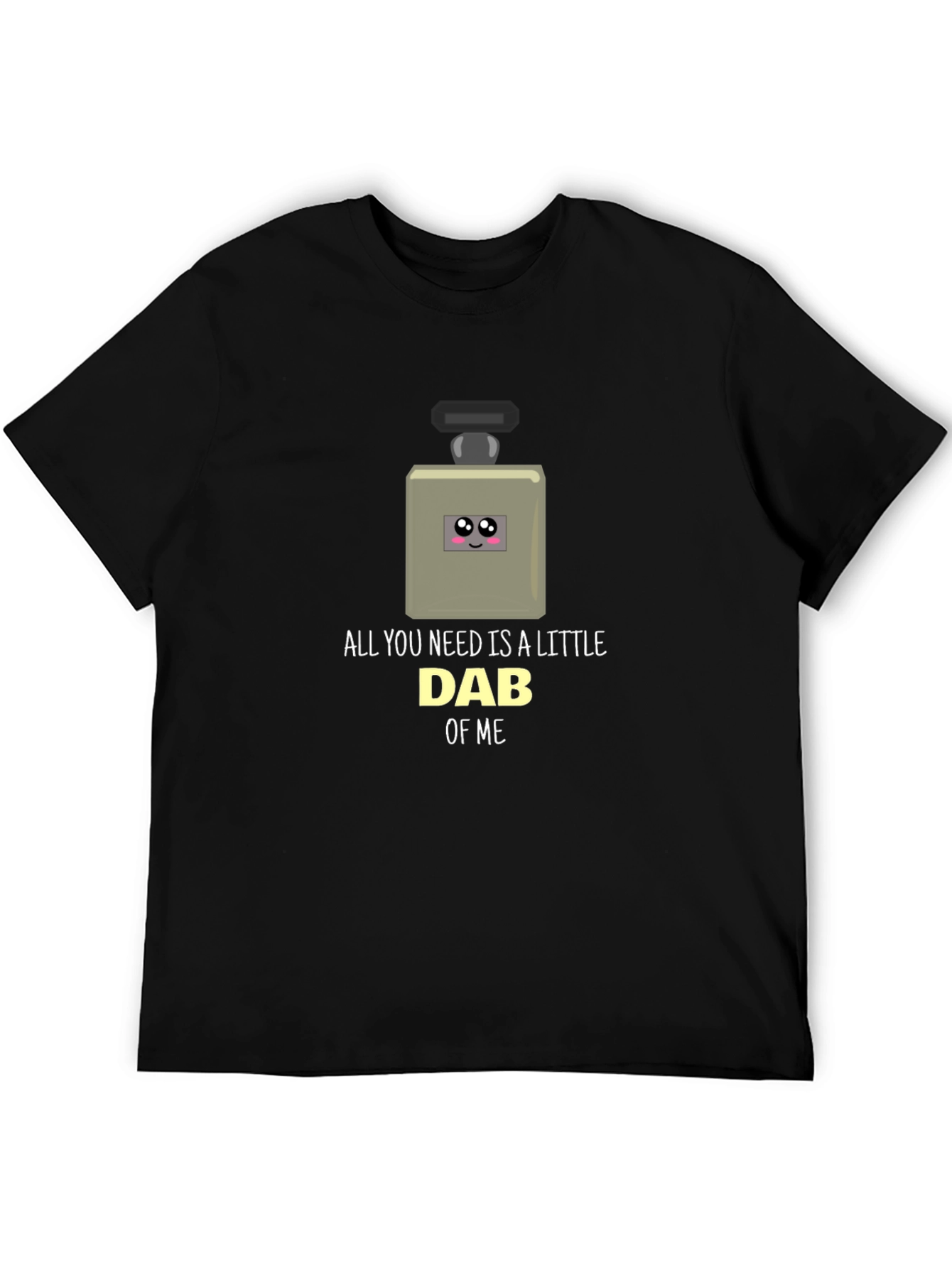 Black Dab of Me Cute Cartoon T-Shirt view 5