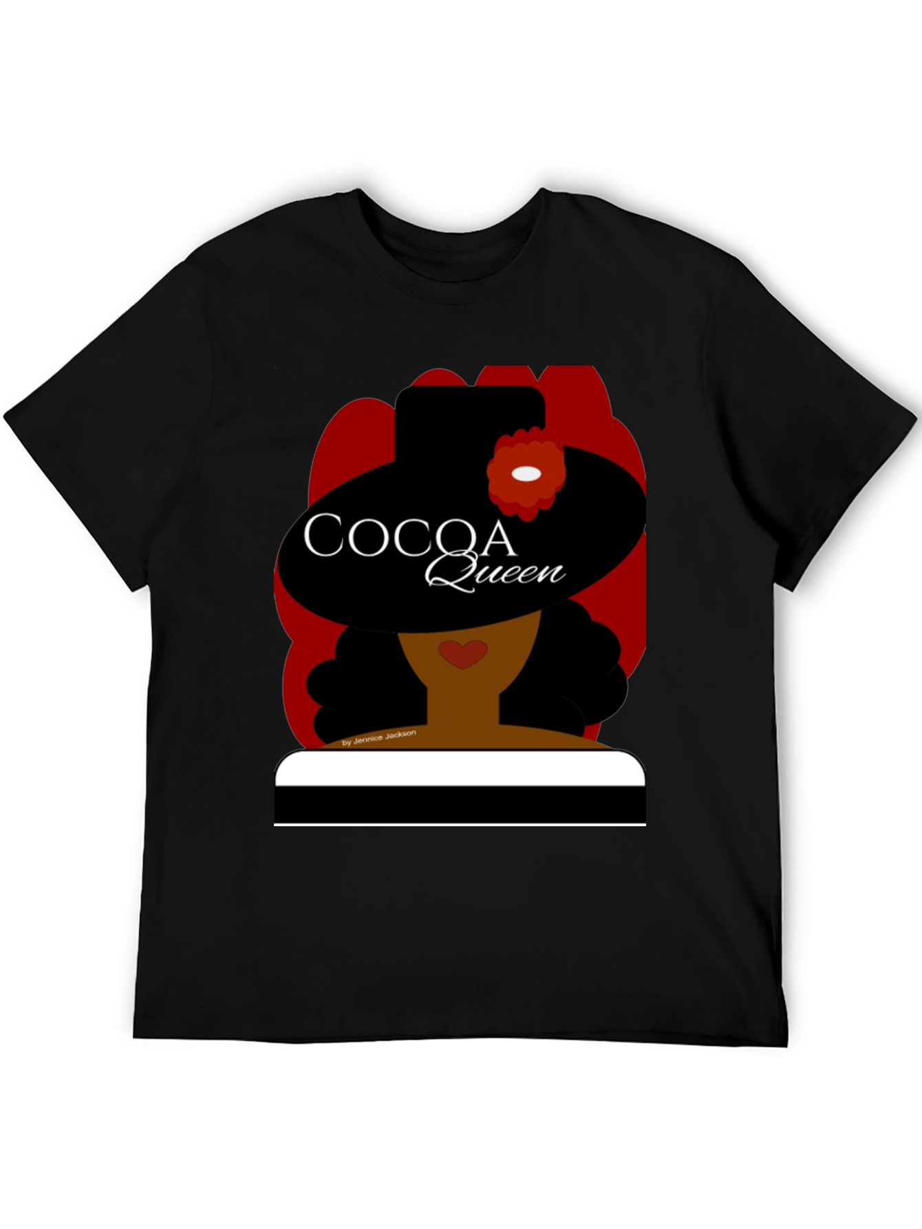 Black Cocoa Queen Graphic Tee - Stylish Statement Shirt view 5