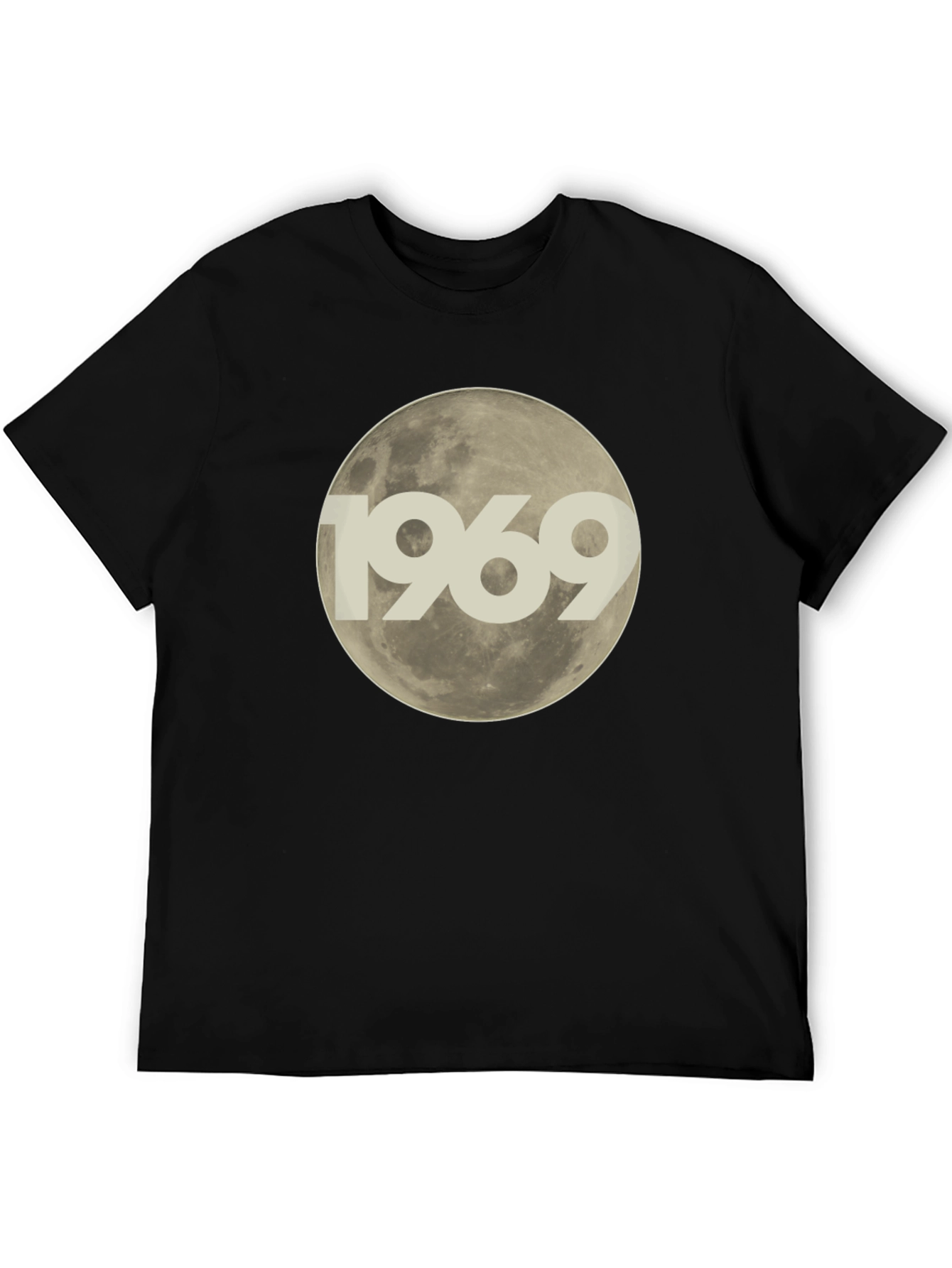 Black 1969 Moon Landing Graphic T-Shirt view 5
