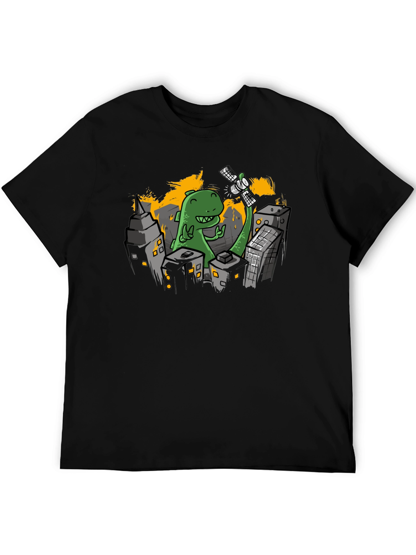 Black Godzilla T-Shirt view 5