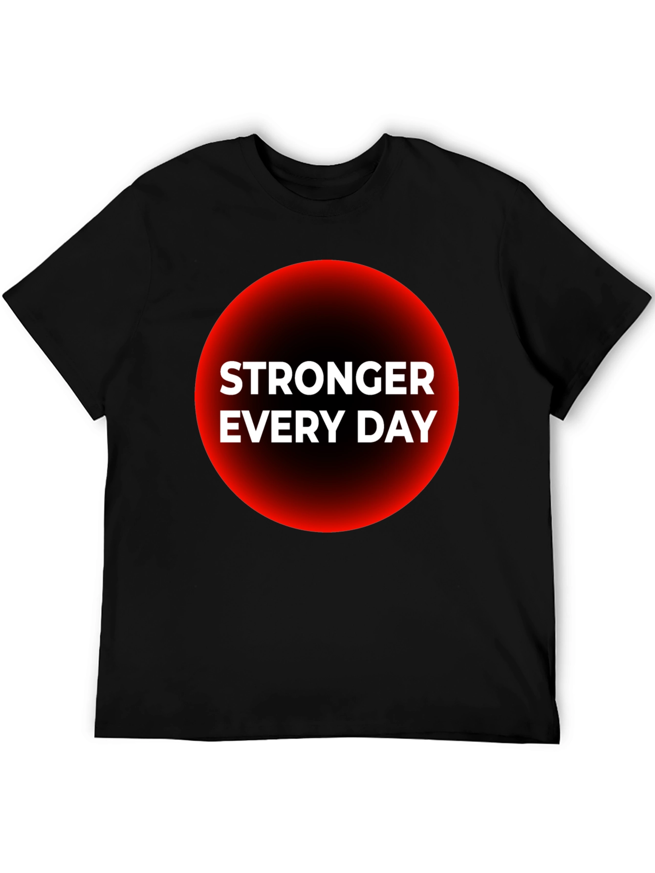 Black Stronger Everyday Graphic T-Shirt - Black view 5