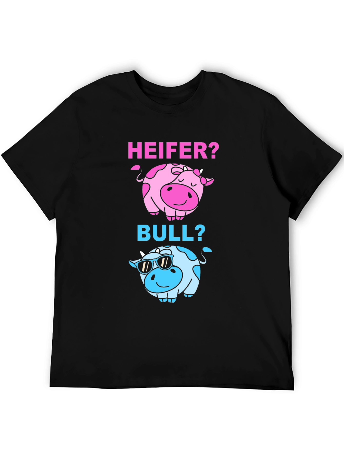 Black Heifer or Bull? Graphic T-Shirt view 5