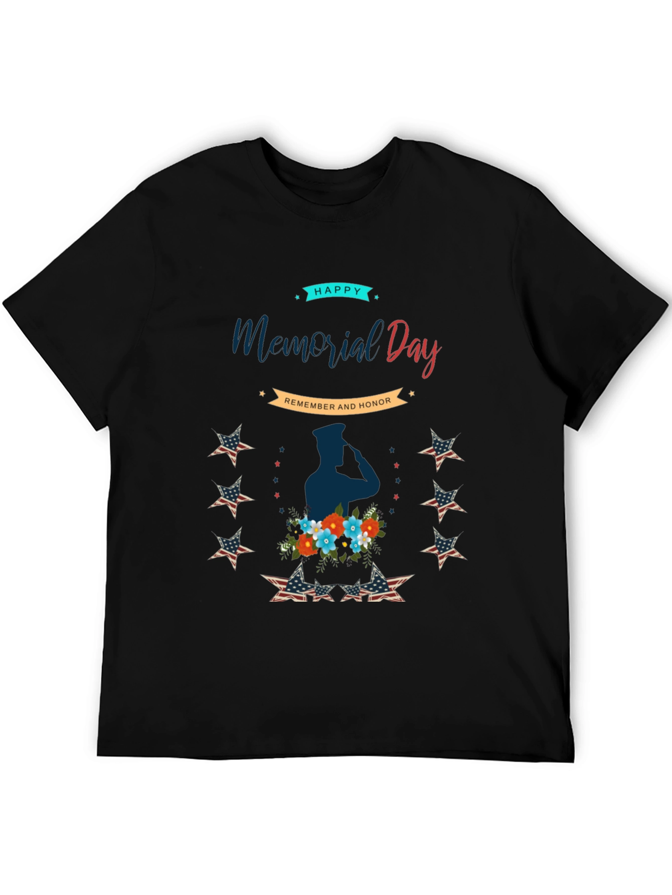 Memorial Day T-Shirt - Remember and Honor - 5